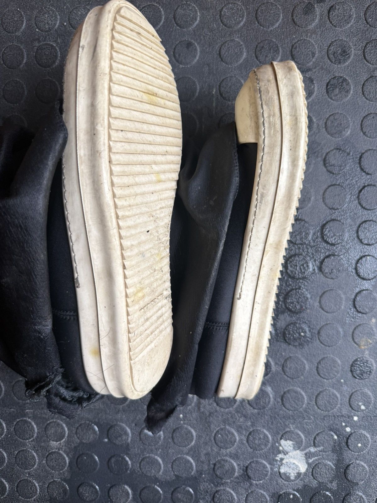 Rick Owens Drkshdw Rick Owens DRKSHDW Cargo Fetish Sneakers - Neoprene Size US 8 / EU 41 - 4 Thumbnail