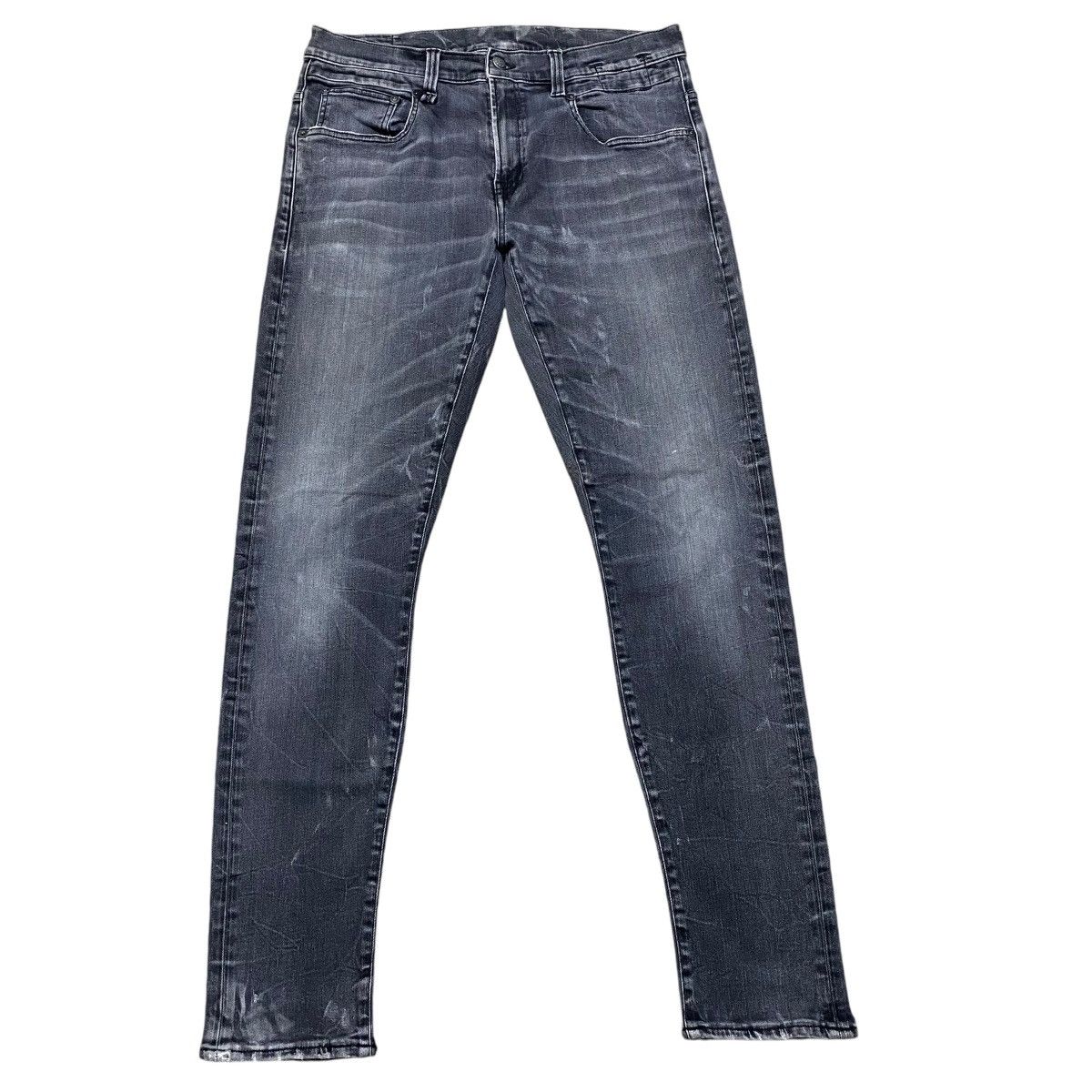 R13 R13 Black Marble Boy Skinny Jeans Size US 33 - 1 Thumbnail