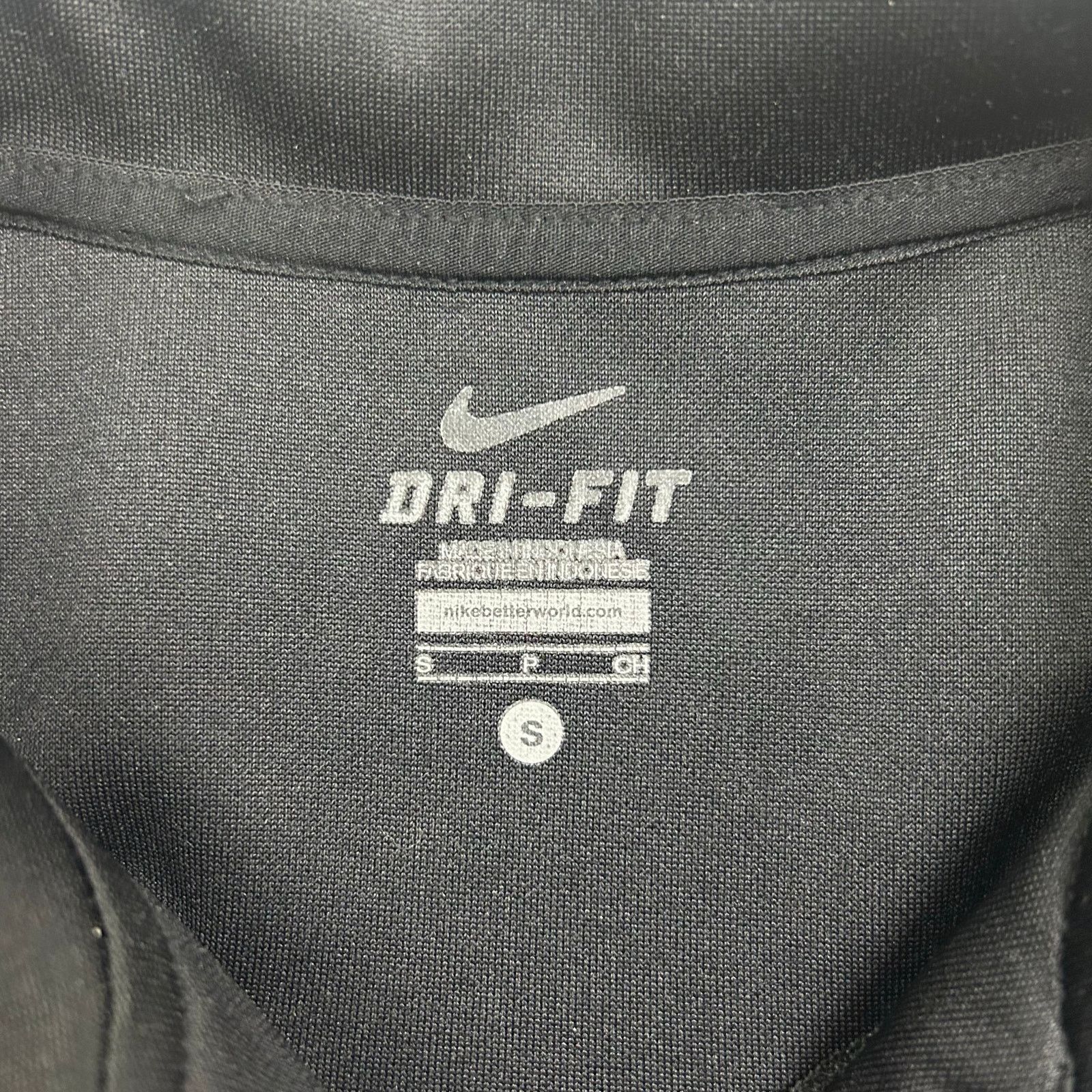Nike Nike Dri-Fit Full Zip Black Athletic Women's Jacket Size S / US 4 / IT 40 - 4 Thumbnail