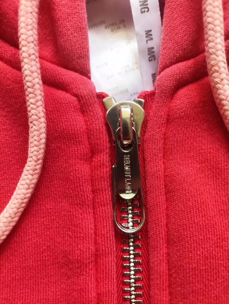 Helmut Lang HELMUT LANG Red slogan hoodie Size M / US 6-8 / IT 42-44 - 3 Thumbnail