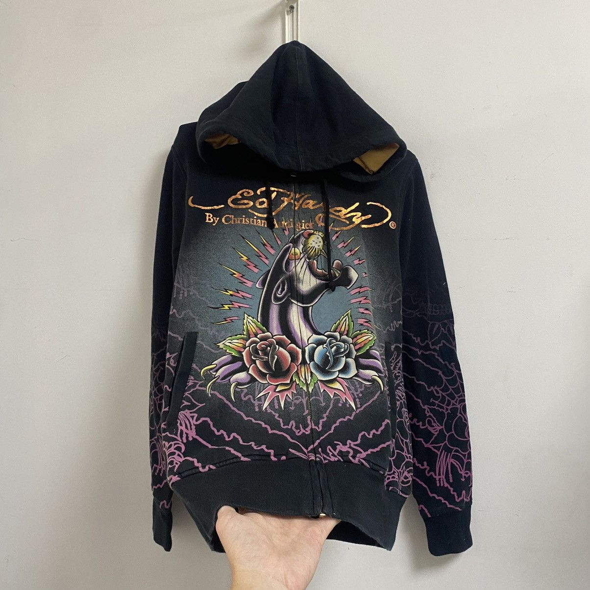 Christian Audigier Brand New Ed Hardy hoodie Medium Size US M / EU 48-50 / 2 - 3 Thumbnail