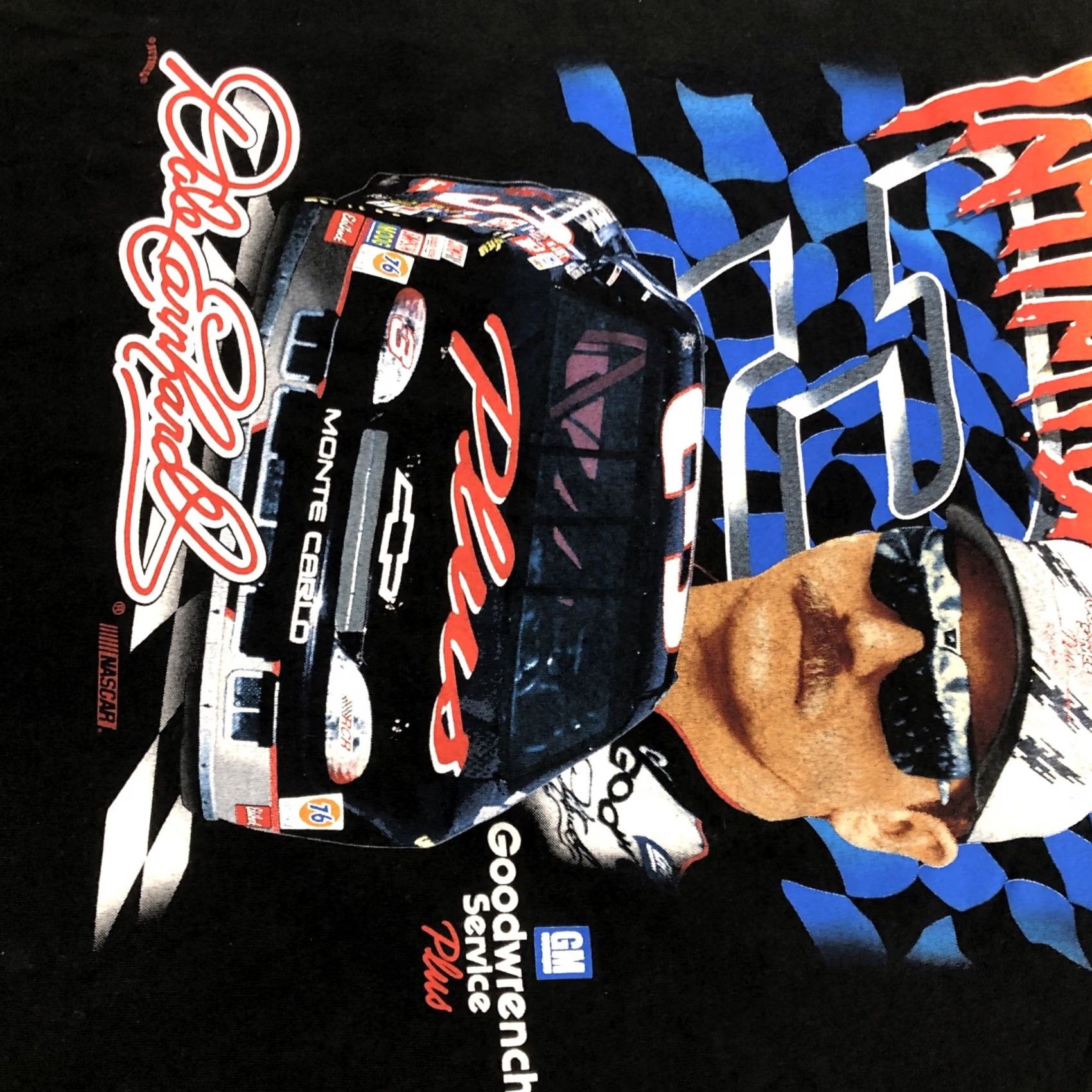 Chase Authentics VINTAGE Chase Authentics NASCAR Shirt XL Black 90s Dale Earnhardt The Intimidator Men Size US XL / EU 56 / 4 - 3 Thumbnail