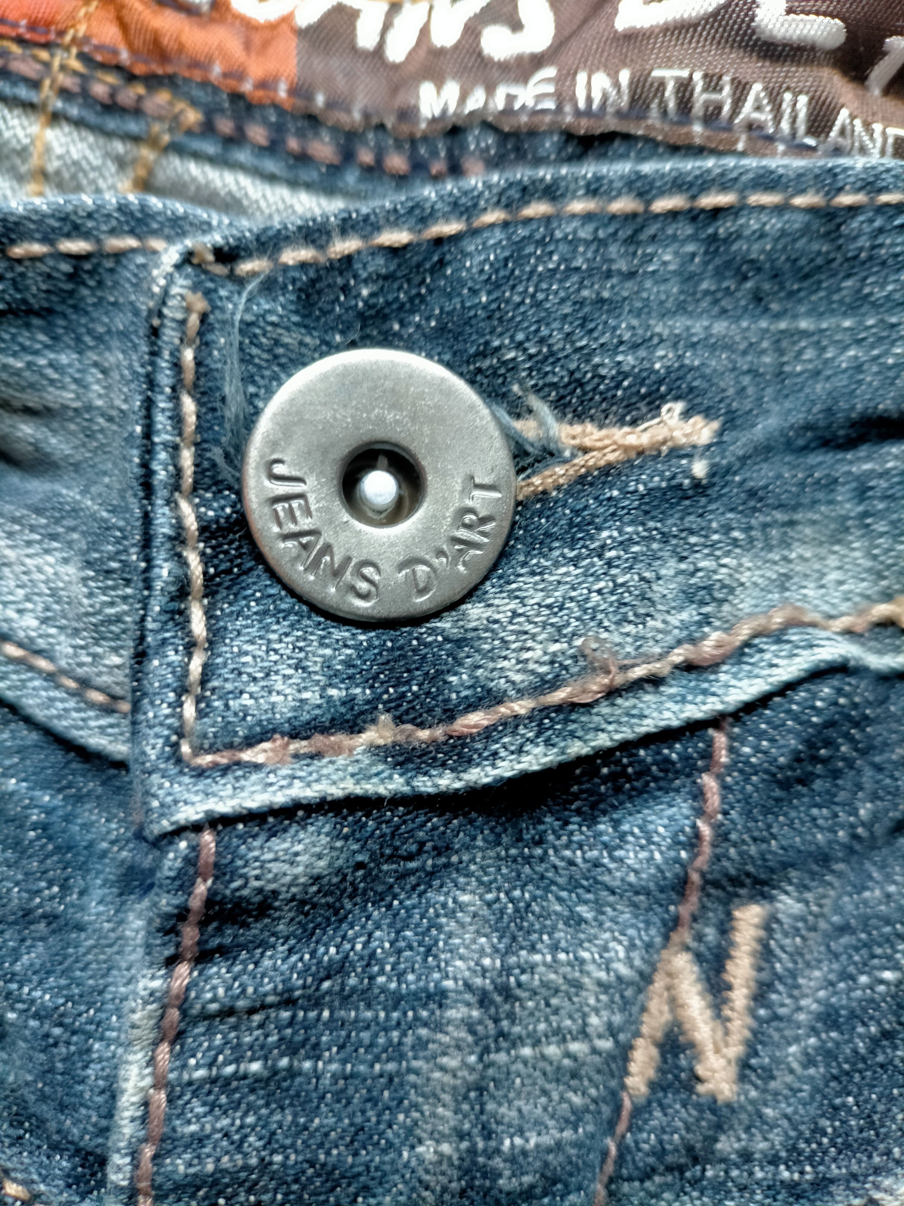 Hysteric Glamour × Japanese Brand Jeans De Art Bondage Punk Cargo Denim Pants Size US 32 / EU 48 - 16 Thumbnail