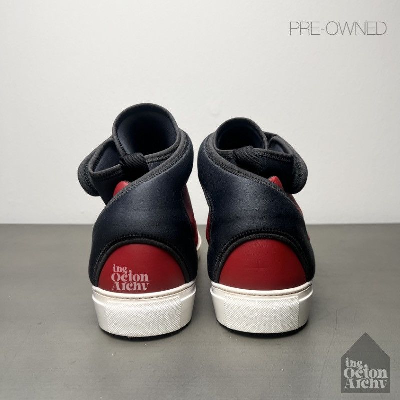 Balenciaga Balenciaga Neoprene High Top Sneaker 391216 Black/Red Size US 9 / EU 42 - 4 Thumbnail