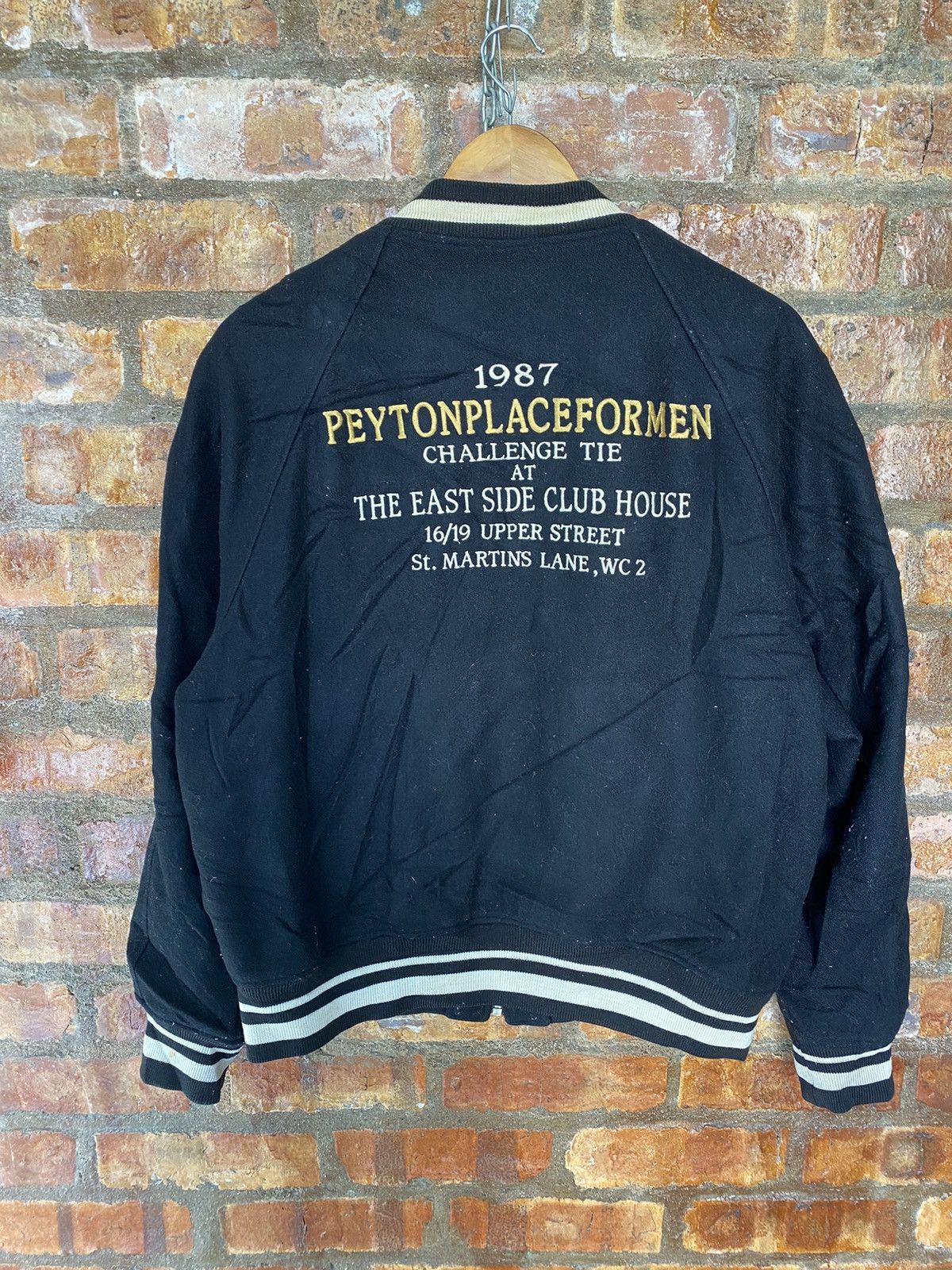 PPFM AW1987 PPFM wool Varsity bomber jacket Size US L / EU 52-54 / 3 - 7 Thumbnail