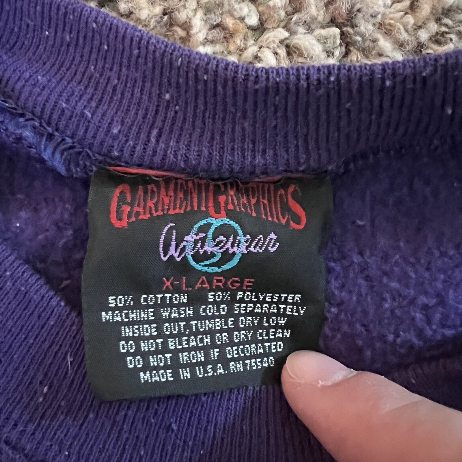 Other Vintage 90’s Tweety Bird Looney Tunes Sweatshirt Purple XL Size US XL / EU 56 / 4 - 5 Thumbnail
