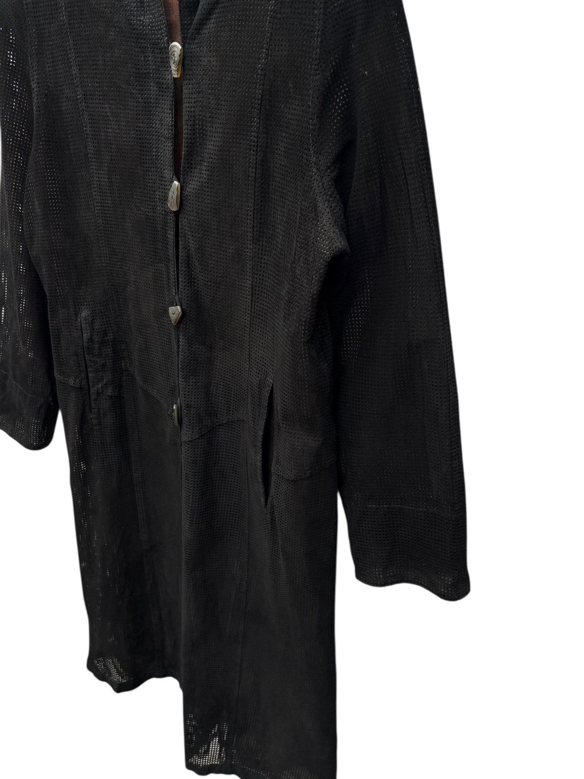 Designer × Japanese Brand Tolk To by Tokyo Fur Mesh Hoodie Long Jacket Size M / US 6-8 / IT 42-44 - 7 Thumbnail