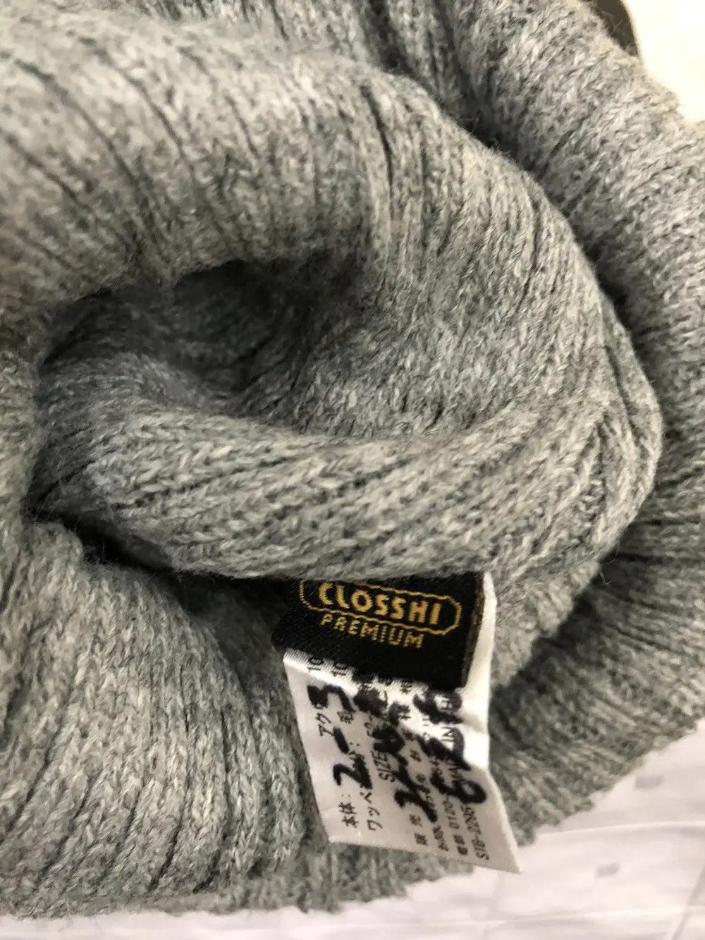 Harris Tweed × Japanese Brand Japanese Brand Harris Tweed Trademark Logo Beanie Hat Size ONE SIZE - 4 Thumbnail