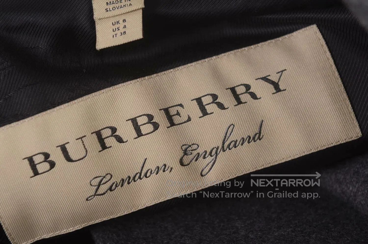 Burberry Burberry Gray Wool Coat Size 36. Size XS / US 0-2 / IT 36-38 - 3 Thumbnail