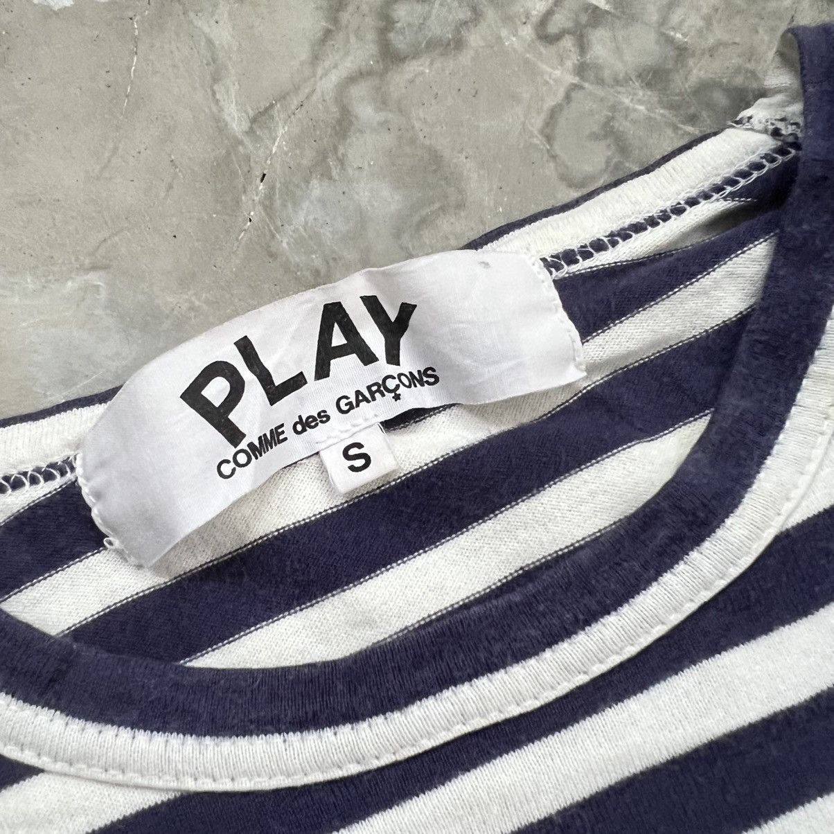 Comme des Garcons PLAY Play Comme Des Garcons Stripe Ls Shirt Size S / US 4 / IT 40 - 4 Thumbnail