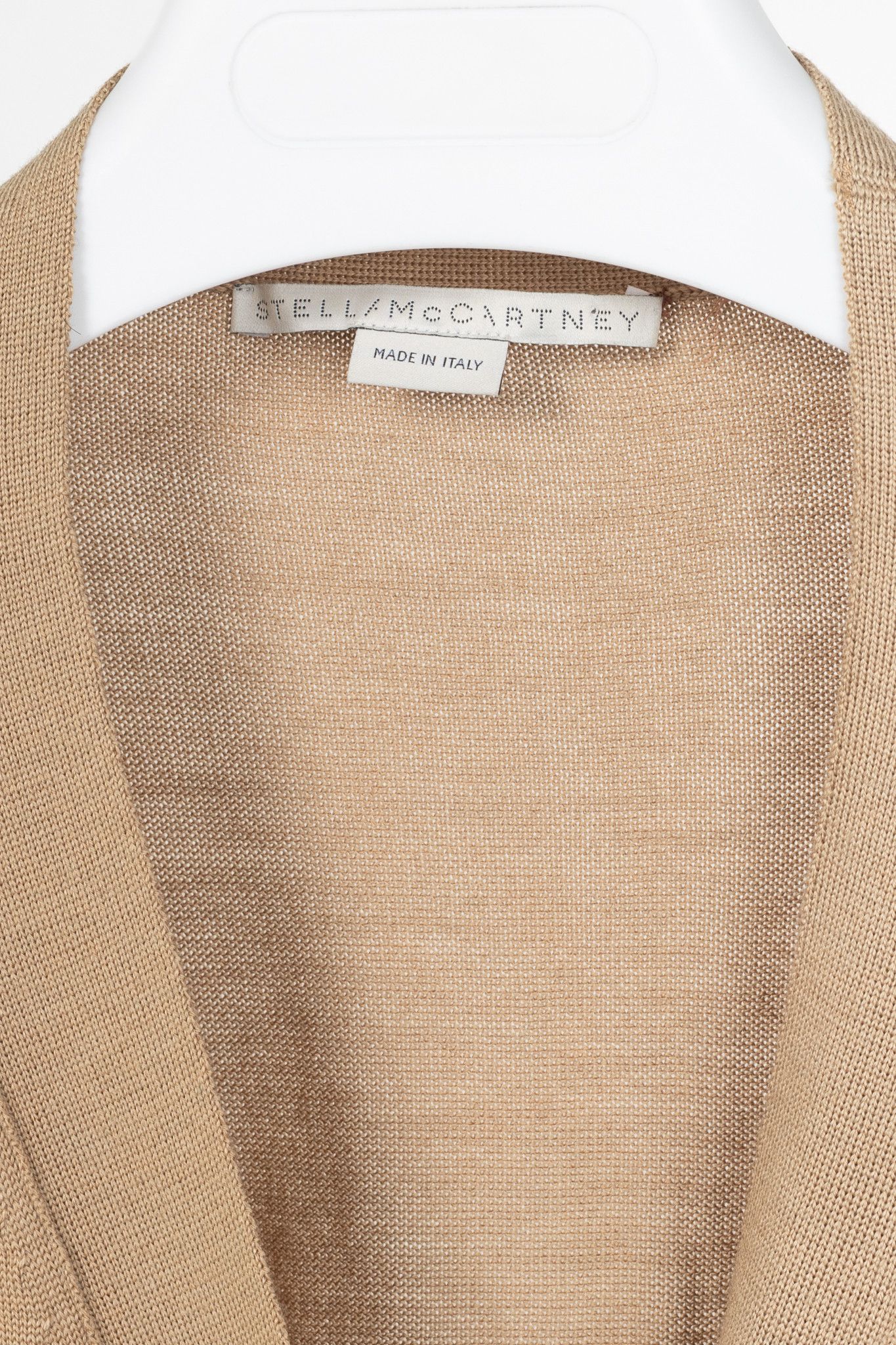 Stella McCartney Stella McCartney R18 Wool Asymmetric Stripe Knit Cardigan Size S / US 4 / IT 40 - 4 Thumbnail