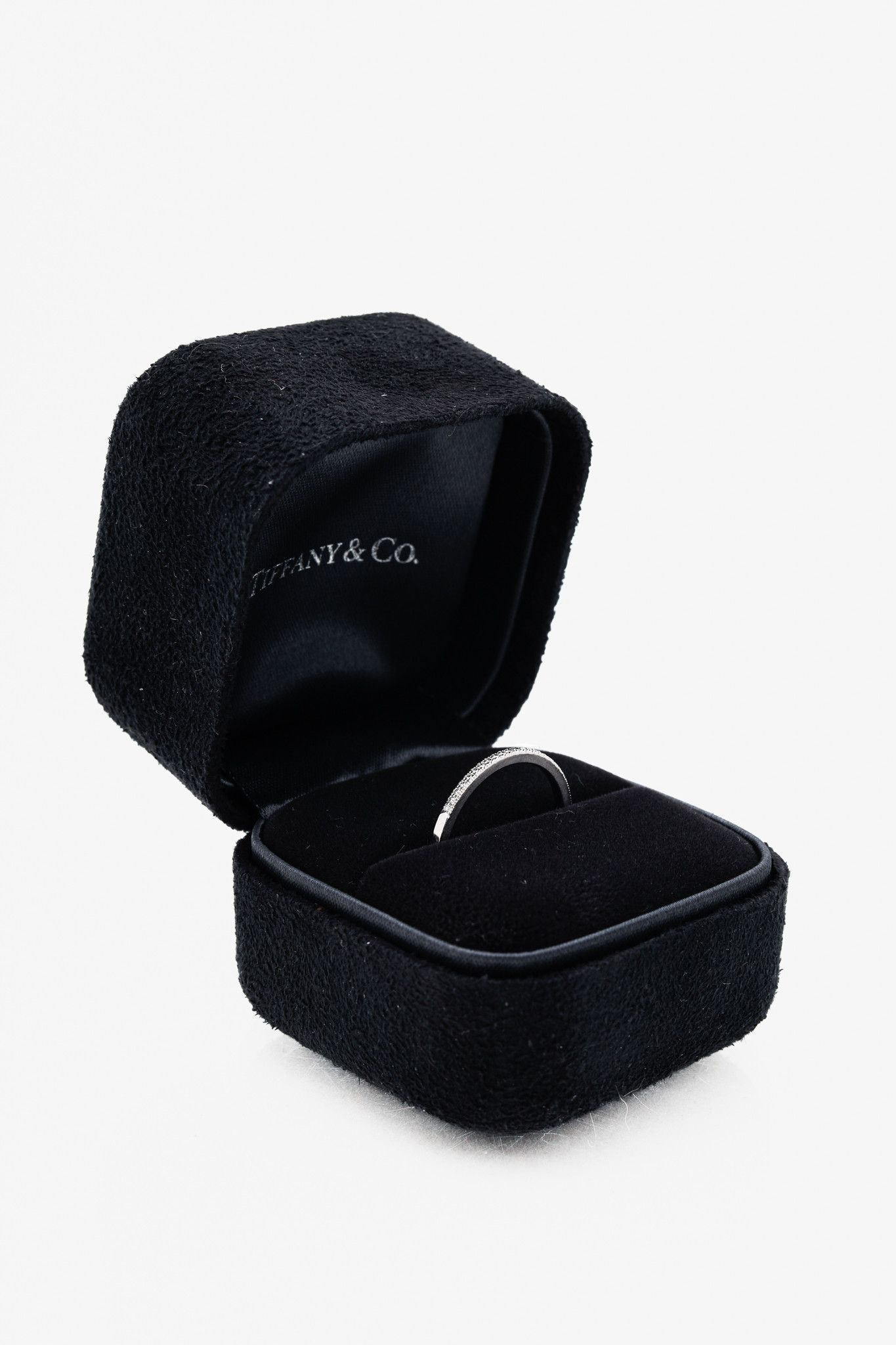 Tiffany & Co. Tiffany & Co. 950 Platinum Lucida Diamond Half Circle Band Size ONE SIZE - 6 Thumbnail