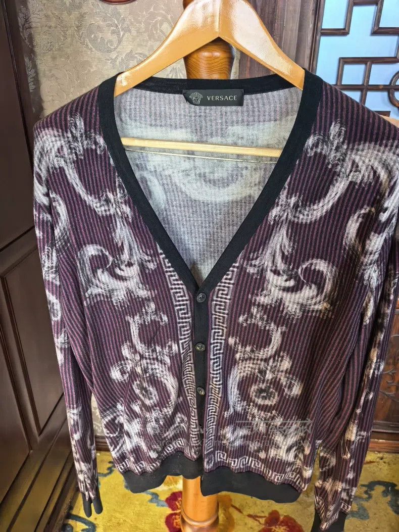 Versace Versace Men's knitted cardigan Size US L / EU 52-54 / 3 - 1 Thumbnail