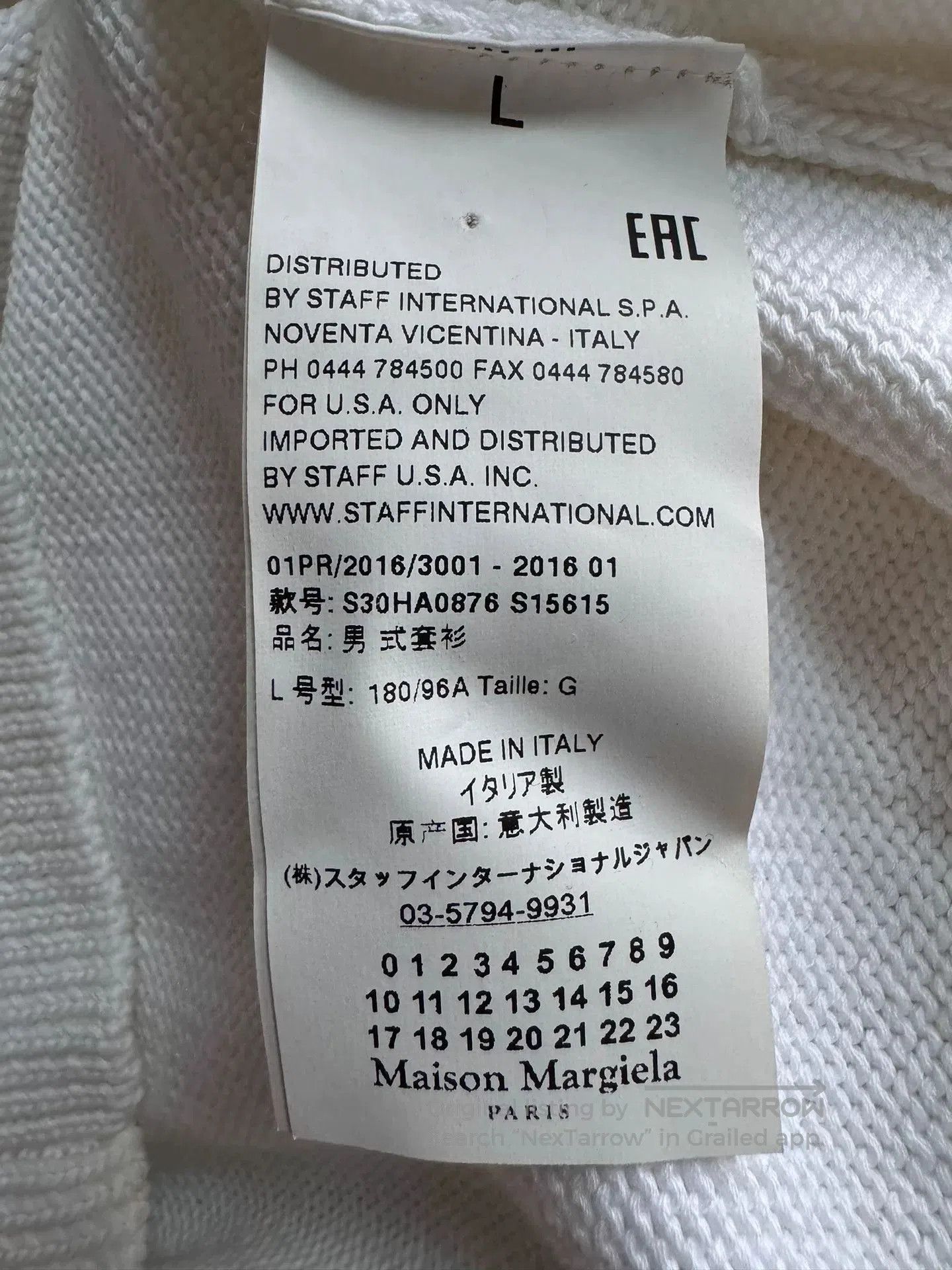 Maison Margiela Maison Margiela Spring Summer Pullover Top. Size US L / EU 52-54 / 3 - 6 Thumbnail