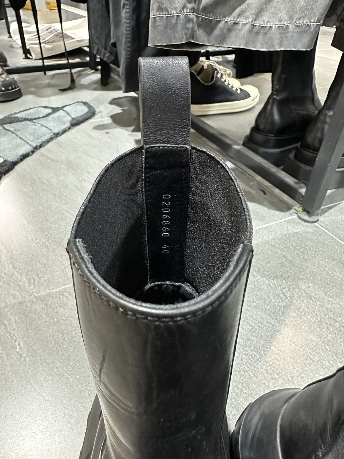 Rick Owens Beatle Mega Tractor Boots