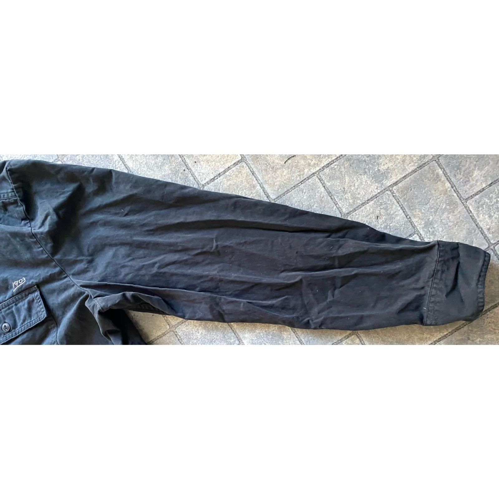 Harley Davidson Harley-Davidson Shirt Button-Up Long Sleeve Black 2XL Slim Mens Size US XXL / EU 58 / 5 - 7 Thumbnail