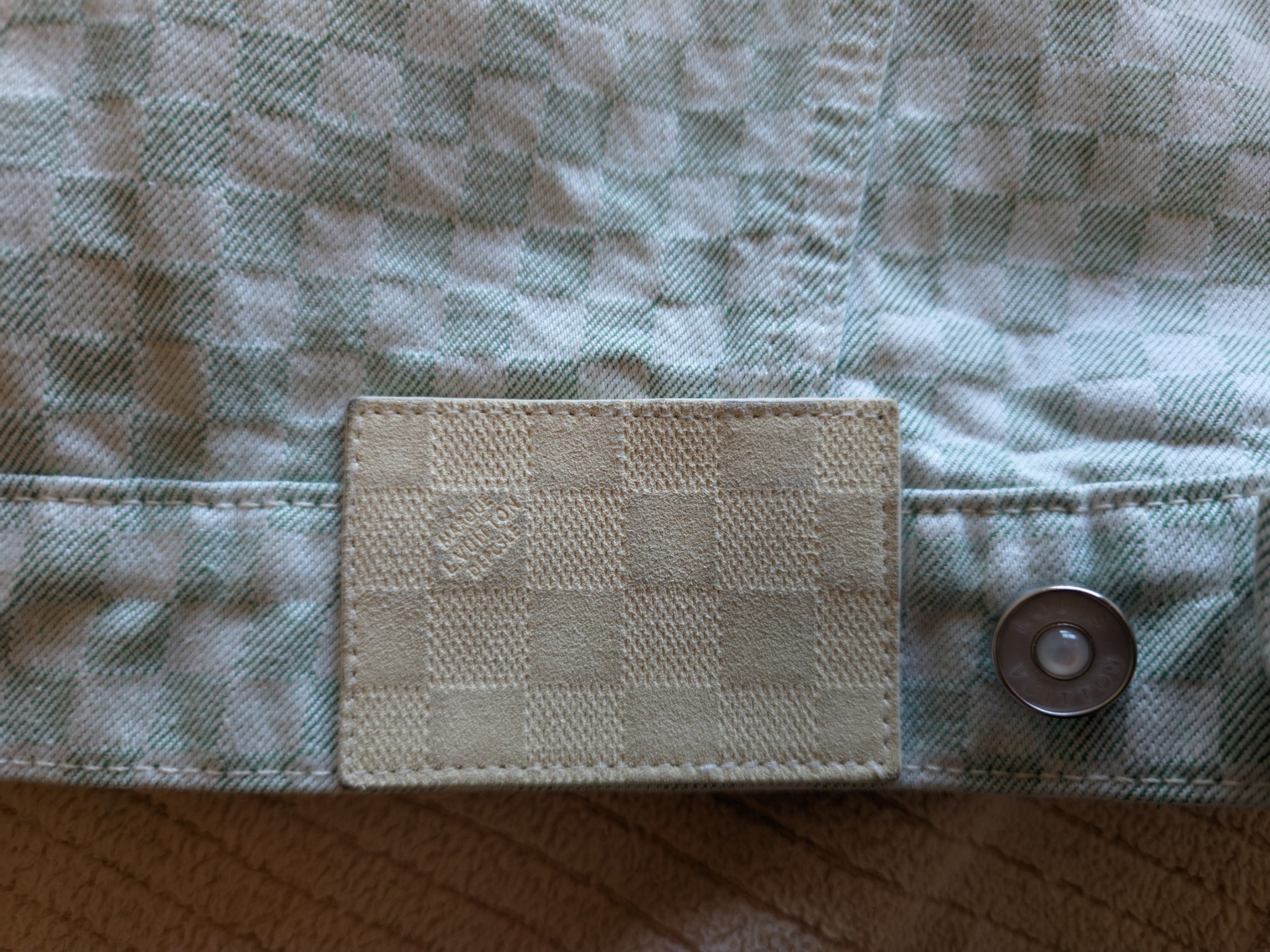 Louis Vuitton Louis Vuitton Damier Gradient Jacquard Denim Jacket Size US M / EU 48-50 / 2 - 4 Thumbnail