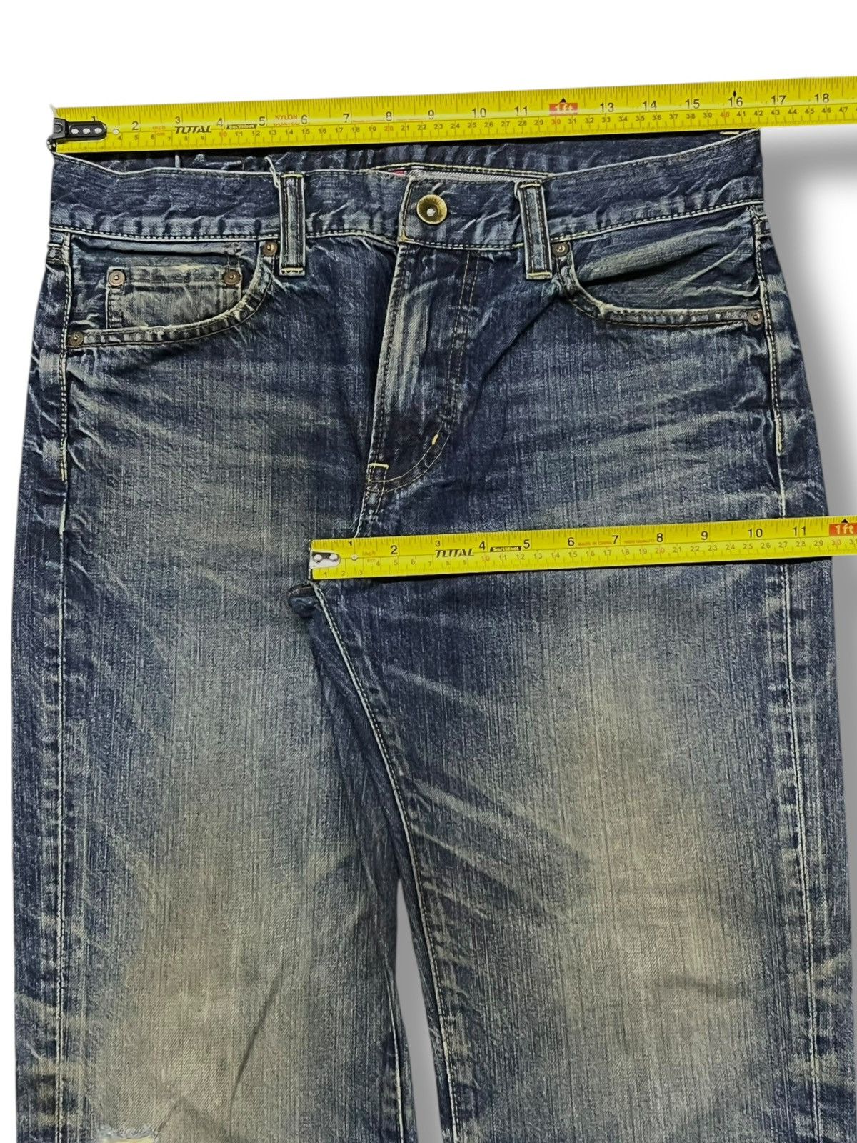 Uniqlo Vintage Uniqlo UJ S002 Japan - Faded Mud Wash Jeans Size US 33 - 18 Thumbnail