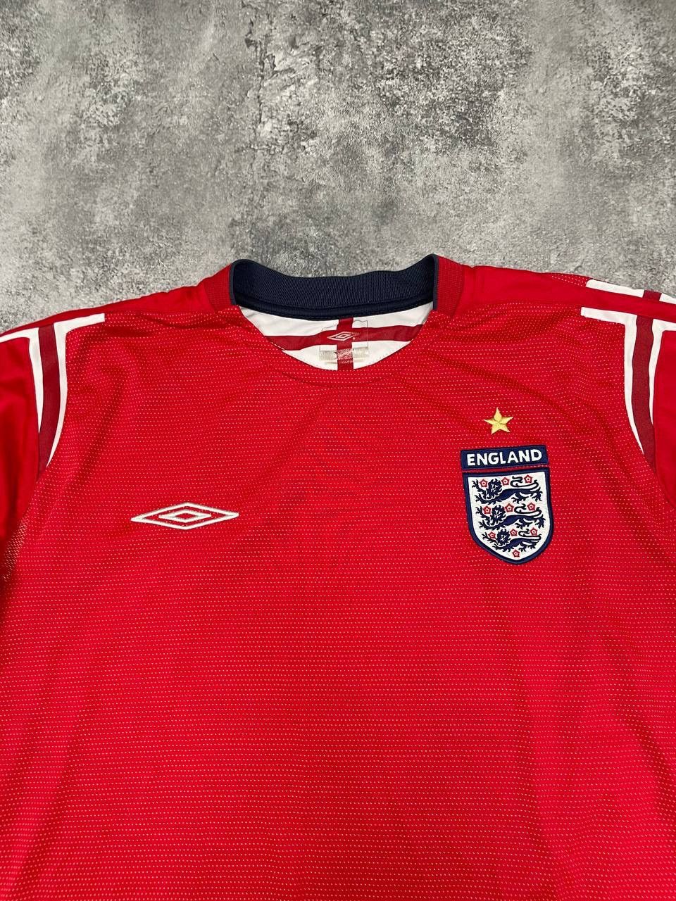 Umbro Umbro England National Team Away Football Shirt 2004/06Red Size US XL / EU 56 / 4 - 2 Thumbnail