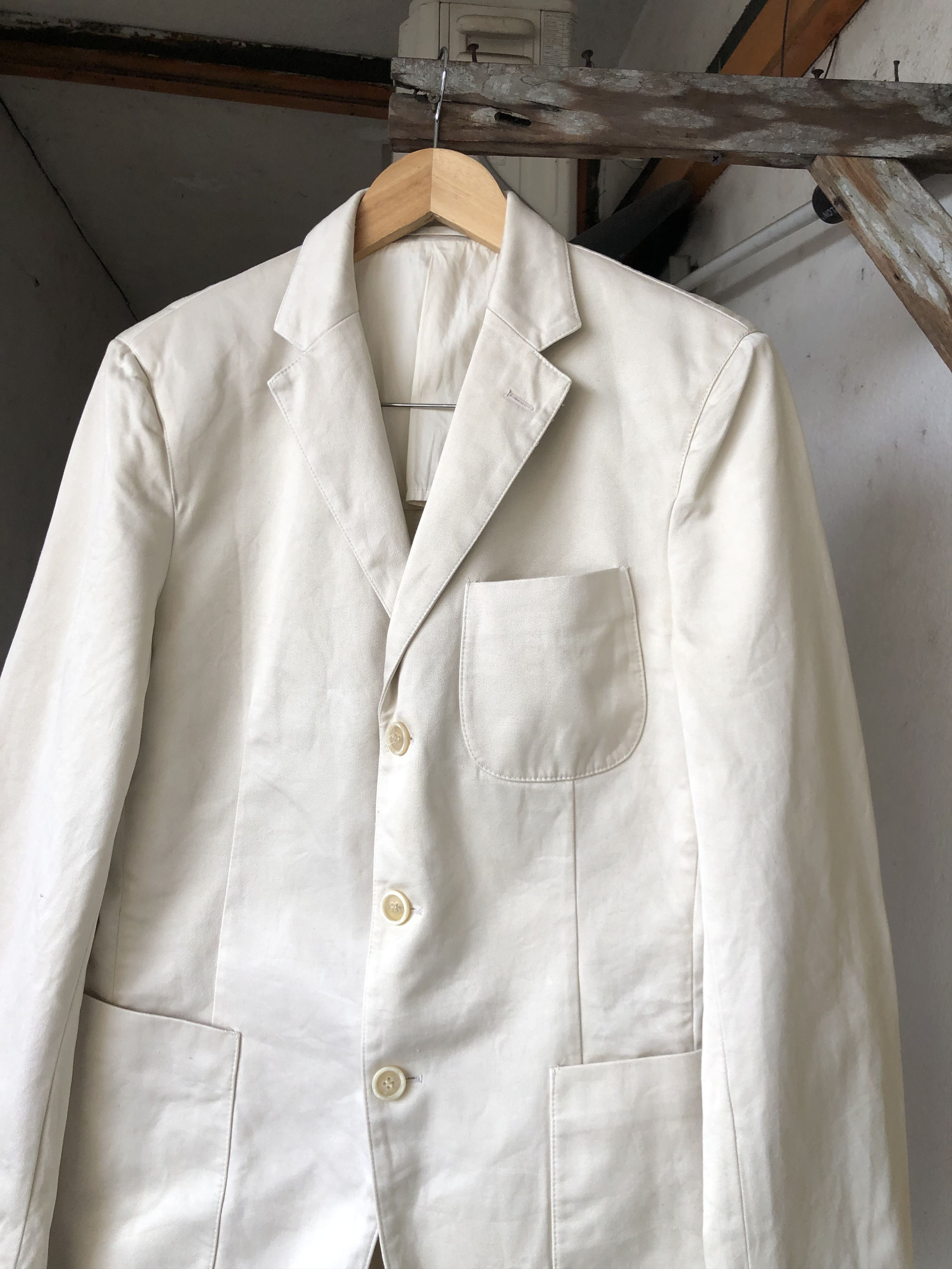 Prada Vintage Prada Single Breasted Blazer Jacket Cotton Size US M / EU 48-50 / 2 - 15 Thumbnail