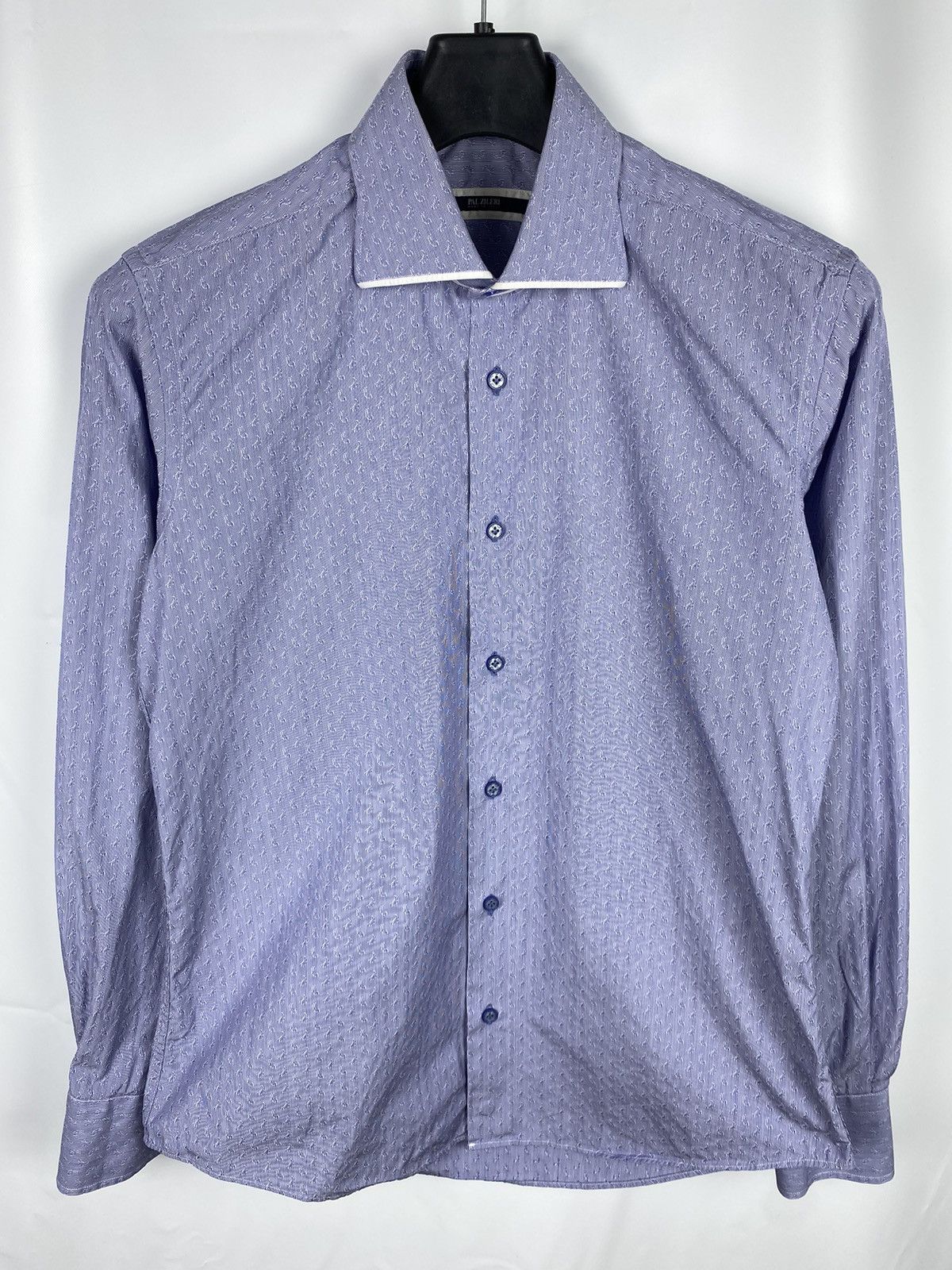 Pal Zileri Pal Zileri Paisley Print Shirt Button Up size 15 1/2 39 Size US S / EU 44-46 / 1 - 1 Thumbnail