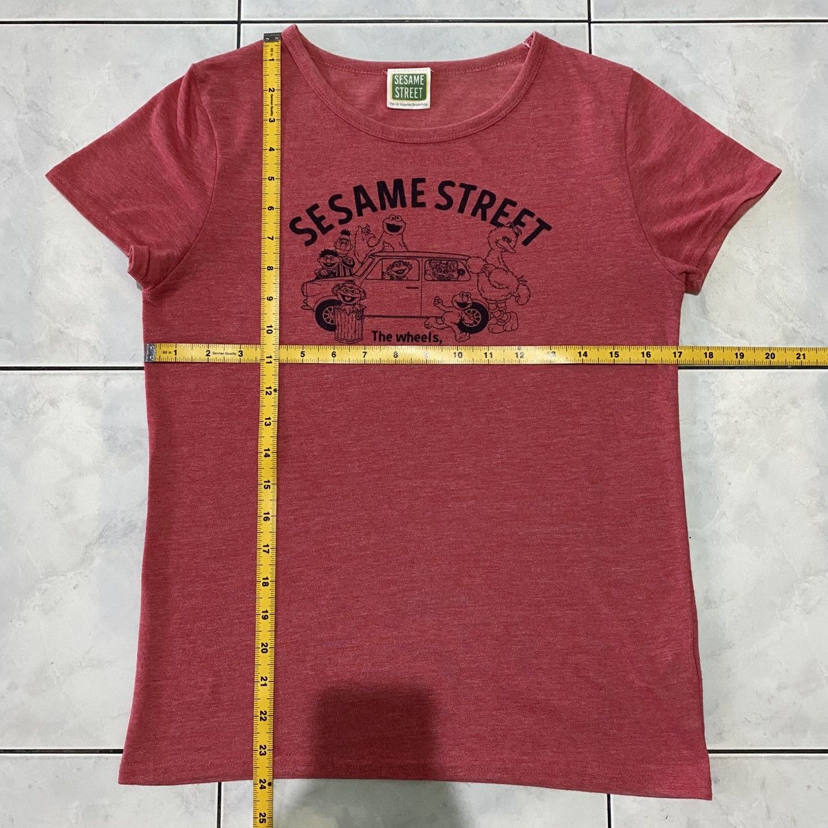 Sesame Street Picnic Gang The Wheels Round Vintage Style
