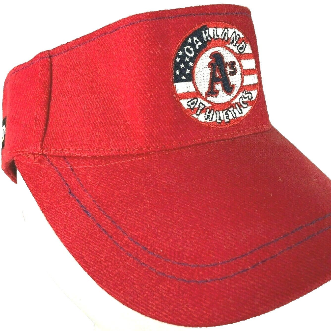 Other Oakland A's Athletics Red Visor Cap SGA 4th of July USA + In Size 46 - 3 Thumbnail