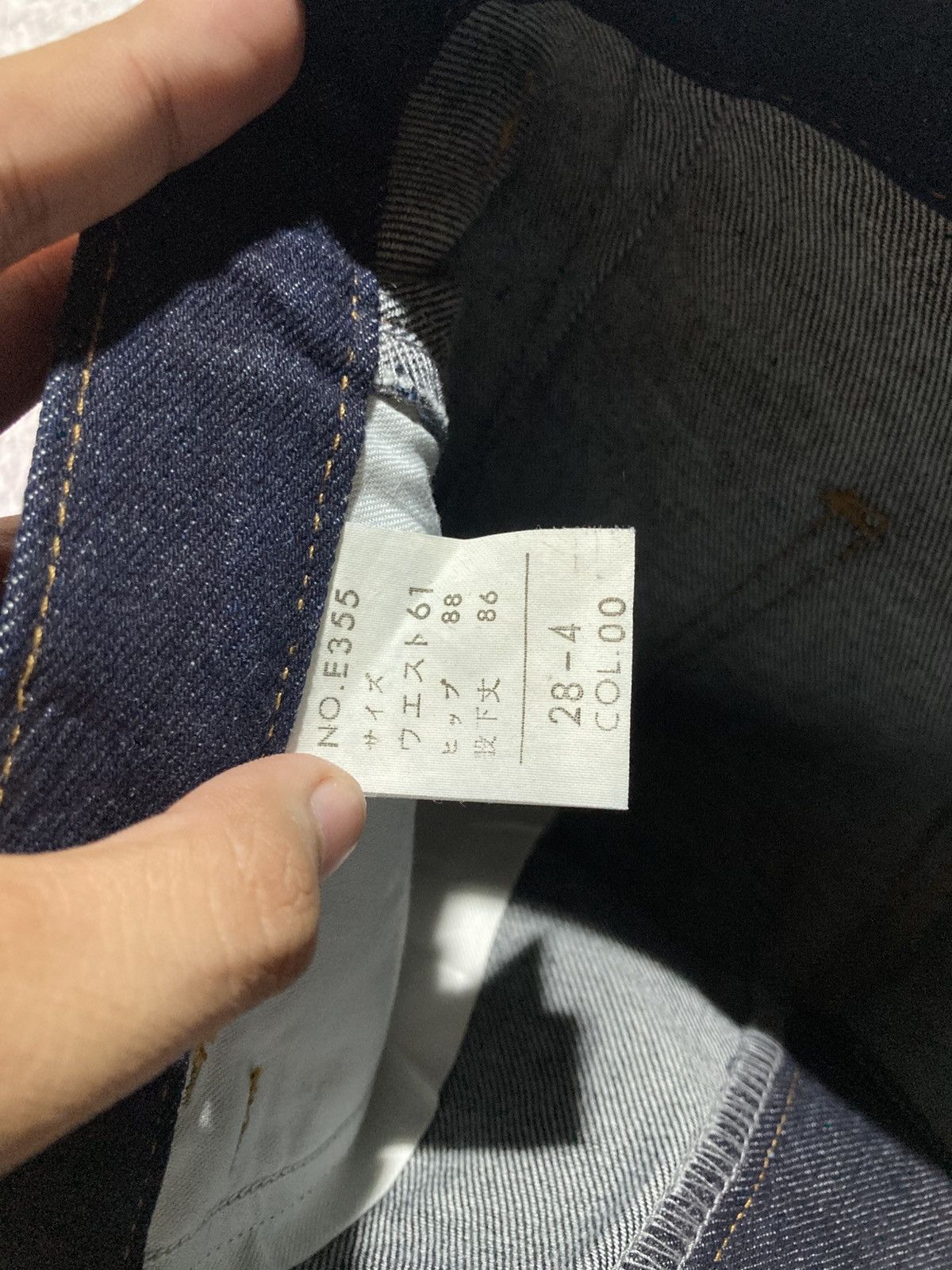 Japanese Brand 2000s Et-Boite Button Raw Denim Bootcut Flared Jeans Lgb Size US 26 / EU 42 - 17 Thumbnail