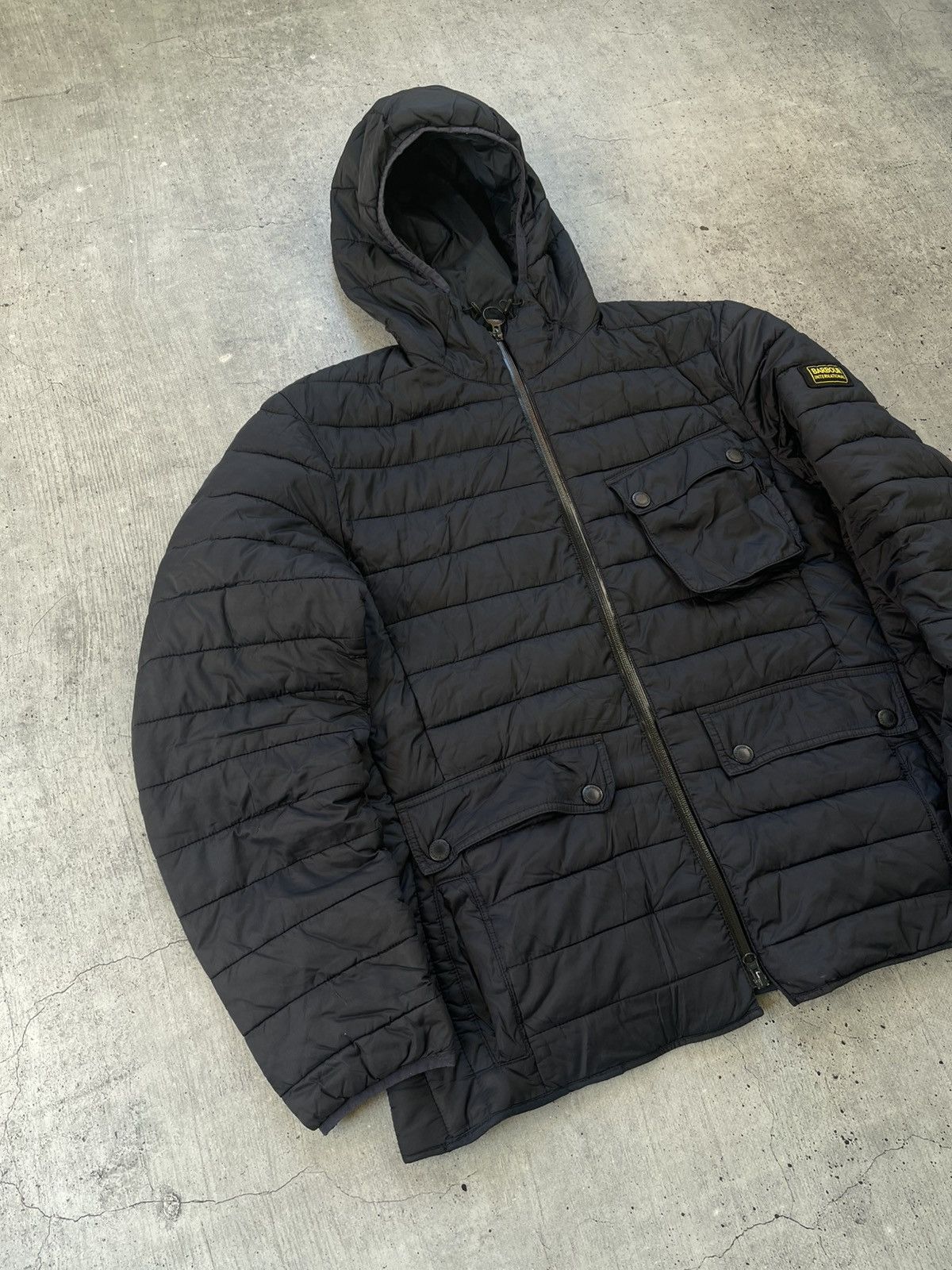 Barbour × Vintage Barbour Quilted Puffer Nylon Bolingbroke Down Jacket Size US XXL / EU 58 / 5 - 3 Thumbnail