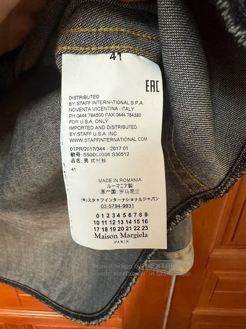 Maison Margiela Maison Margiela Size41 Cowboys make old shirts Size US XXS / EU 40 - 4 Thumbnail