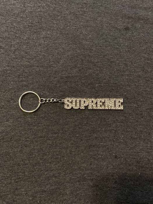 Supreme Block Logo Keychain Grailed