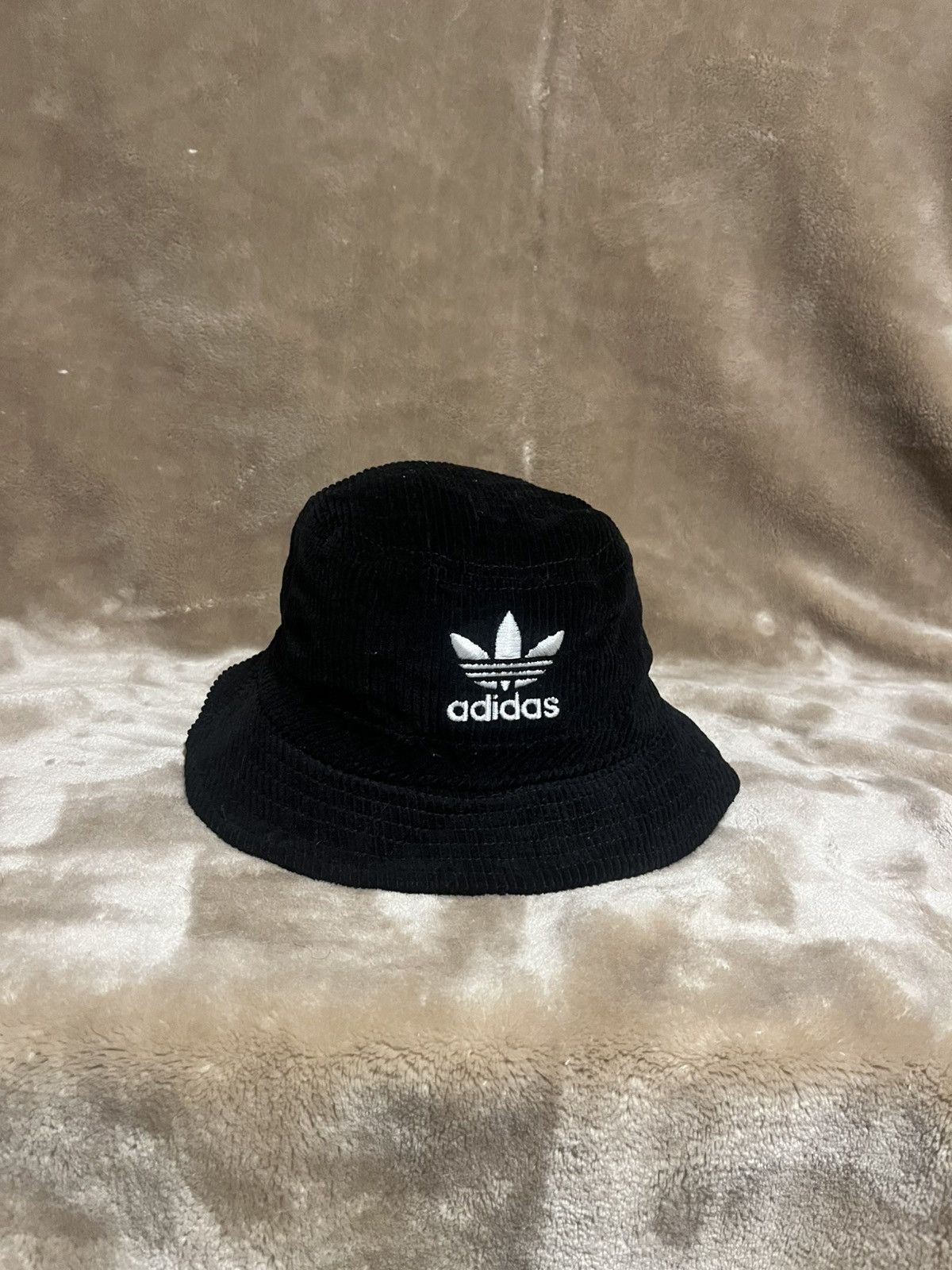 Adidas Adidas embroidered Corduroy Bucket Hat / cap Size ONE SIZE - 1 Thumbnail