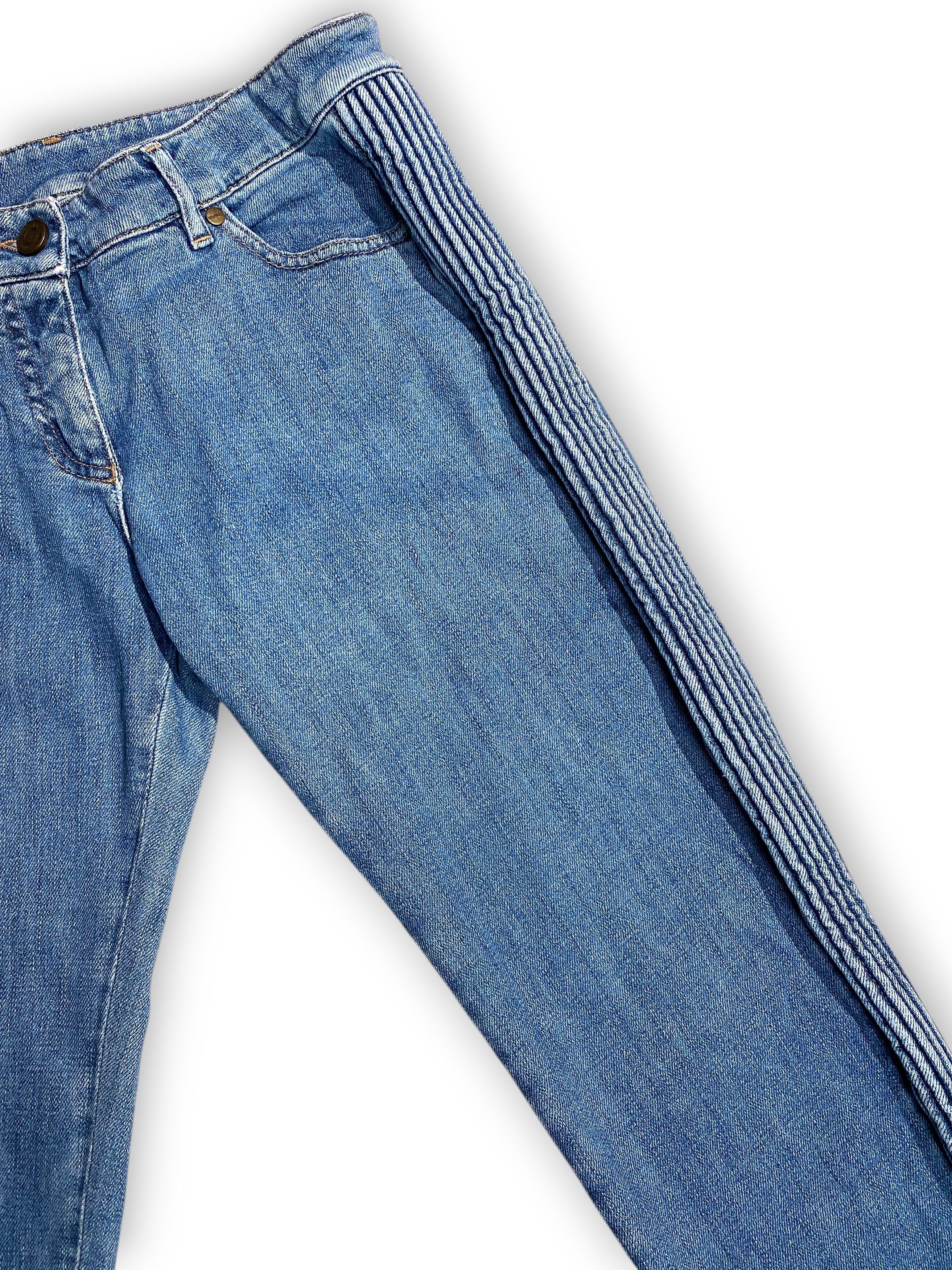 Alexander McQueen Alexander McQueen 2006 Biker Denim Skinny Jeans Vintage Y2K Size 28" / US 6 / IT 42 - 7 Thumbnail