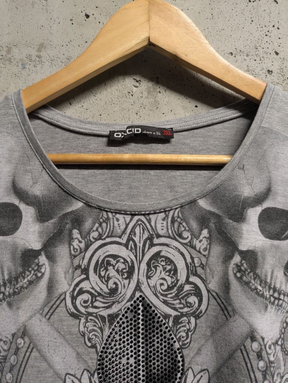 Affliction Sculls rhinestone shirt y2k affliction style Size US XL / EU 56 / 4 - 3 Thumbnail