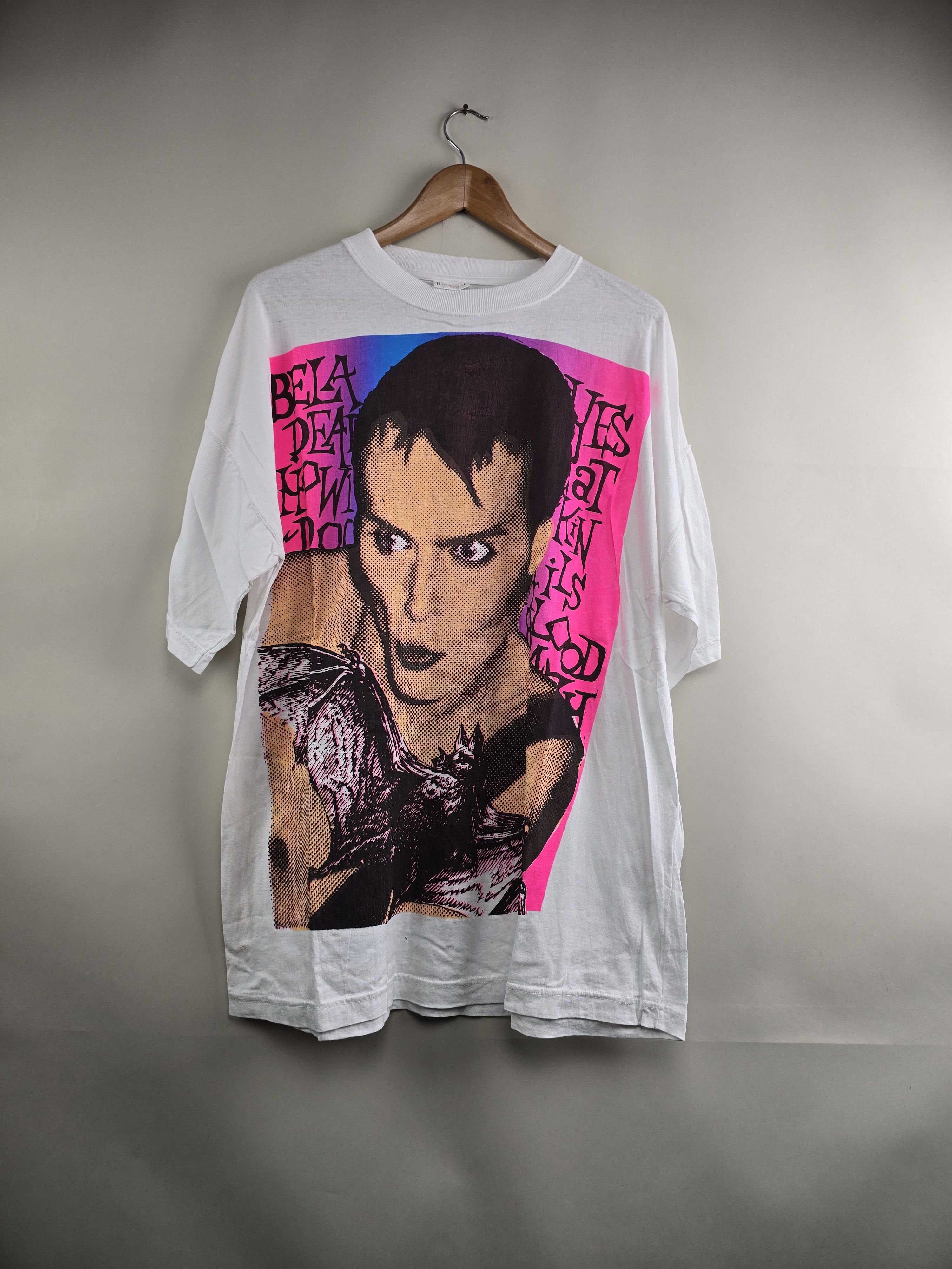 Band Tees × Vintage 90s Bauhaus Peter Murphy Special Hand printed design XL Size US XL / EU 56 / 4 - 5 Thumbnail