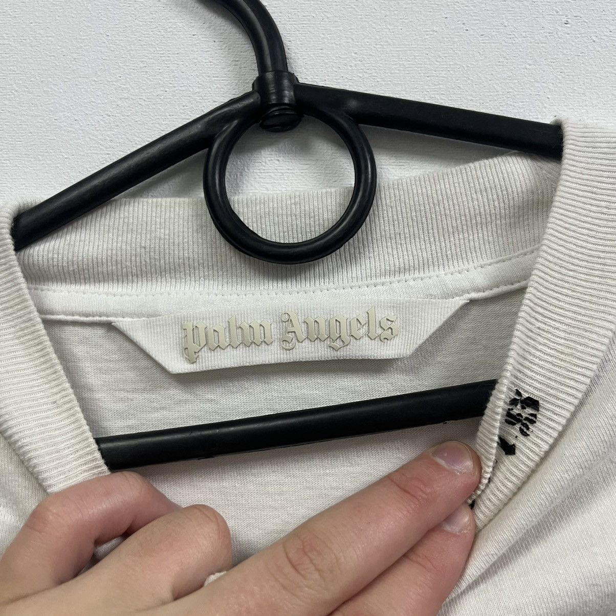 Palm Angels White Palm Angels T-Shirt Back Print Oversized Size US XS / EU 42 / 0 - 9 Thumbnail