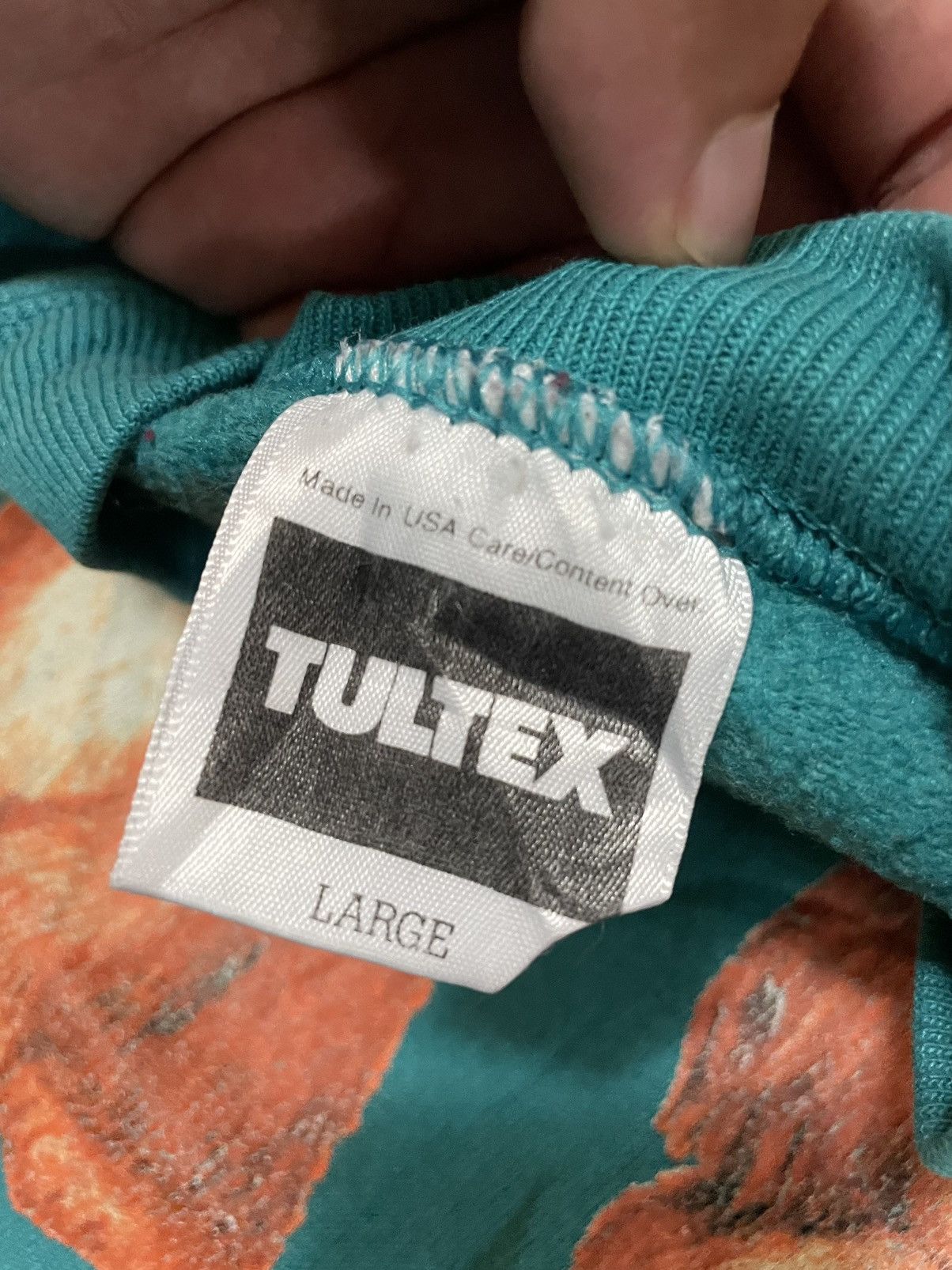 Tultex × Vintage Vintage 90’s Art of Dog Big Logo Sweatshirt Made in Usa 🇺🇸 Size US L / EU 52-54 / 3 - 4 Thumbnail