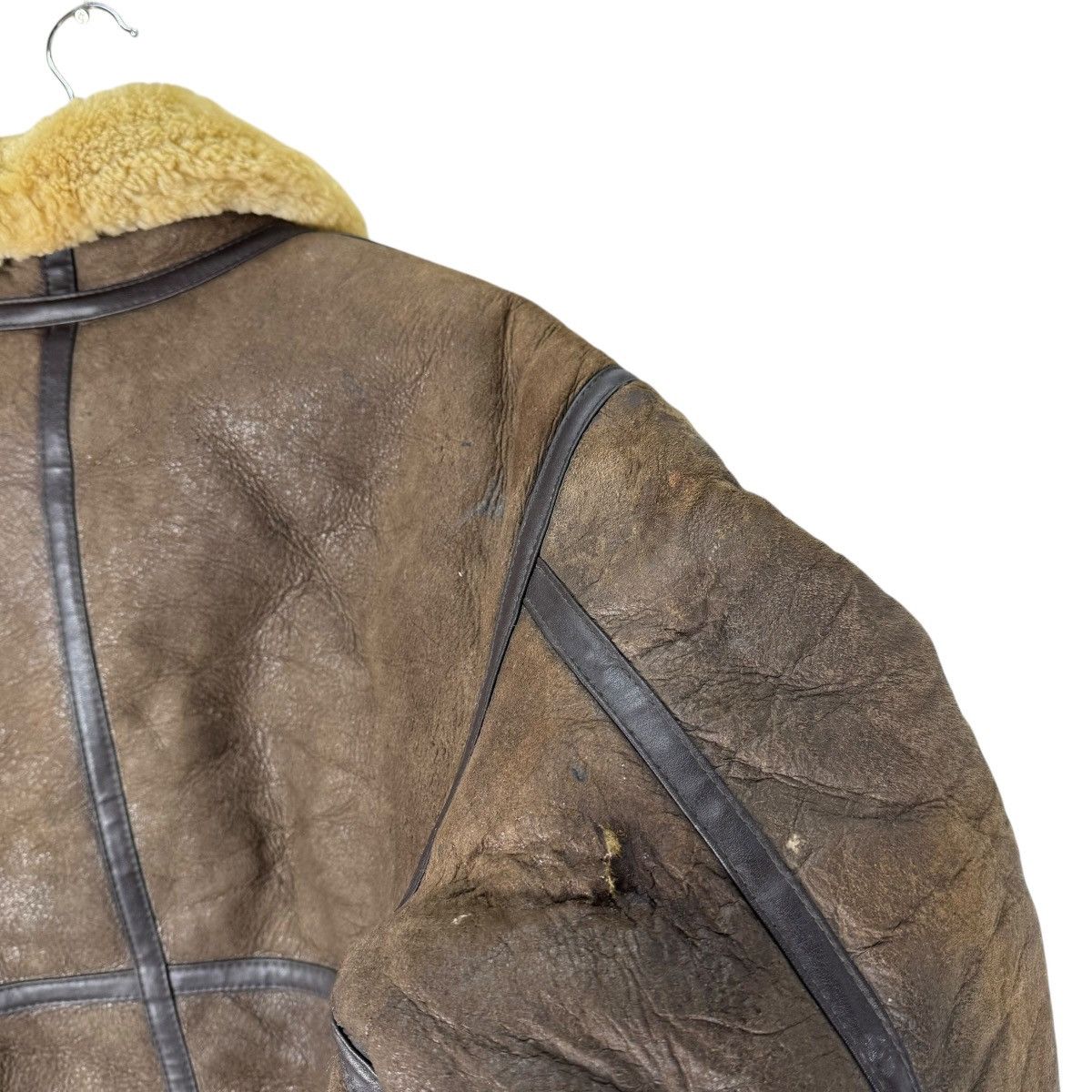 Other ❄️JKT TYPE B3 SHEEPSKIN SHEARLING AVIATOR LEATHER JACKET Size US L / EU 52-54 / 3 - 5 Thumbnail