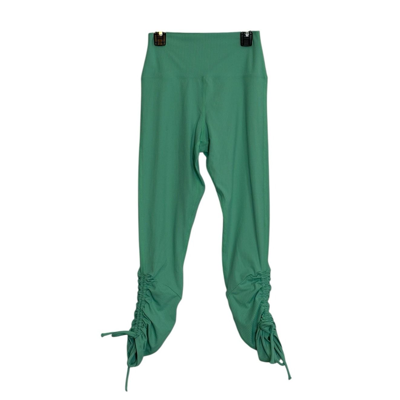 Beach Riot Beach Riot mint green ribbed ruched leggings size Small Size 28" / US 6 / IT 42 - 1 Thumbnail