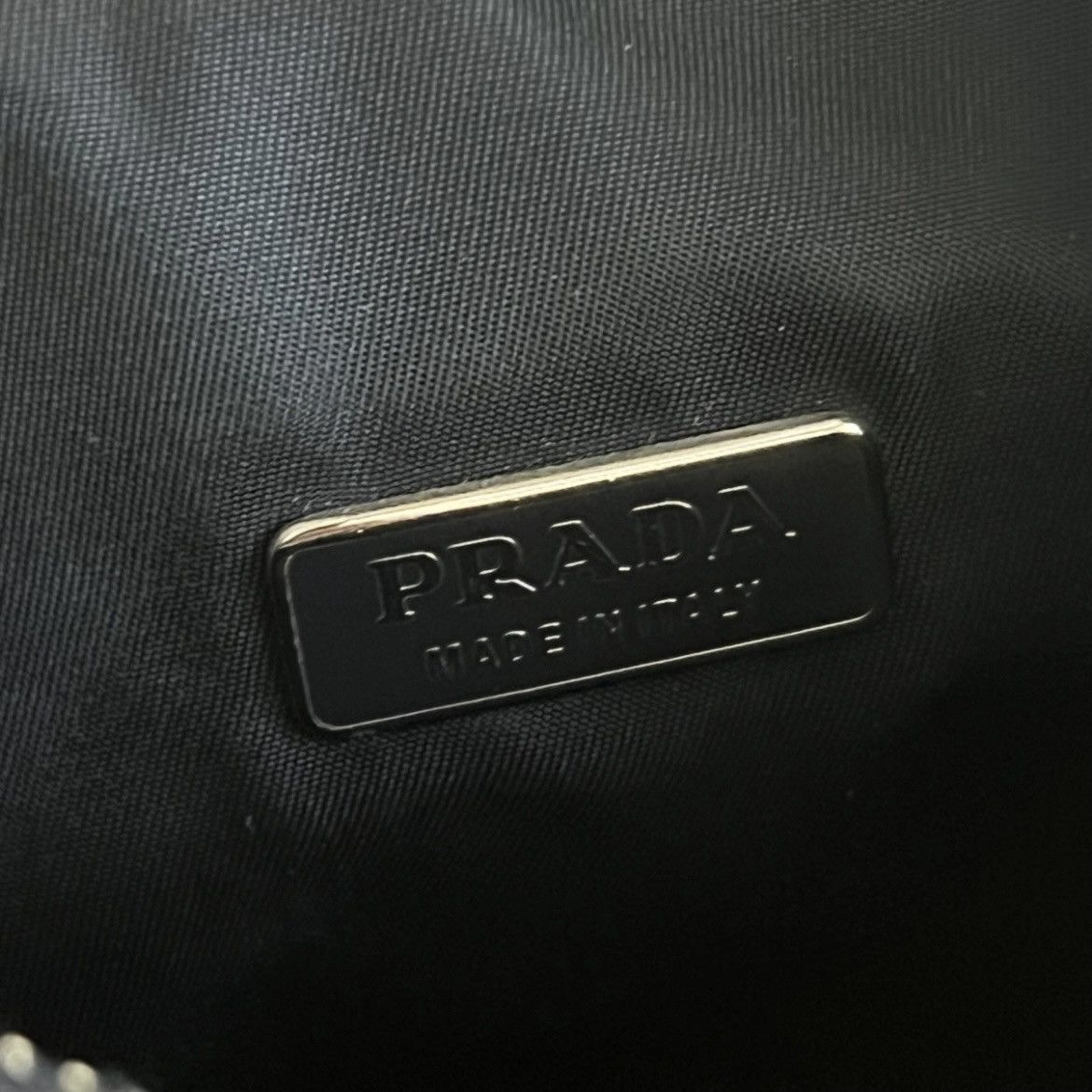 Prada AUTHENTIC PRADA DARK BLACK RE-NYLON HOBO HANDLE BAG Size ONE SIZE - 9 Thumbnail