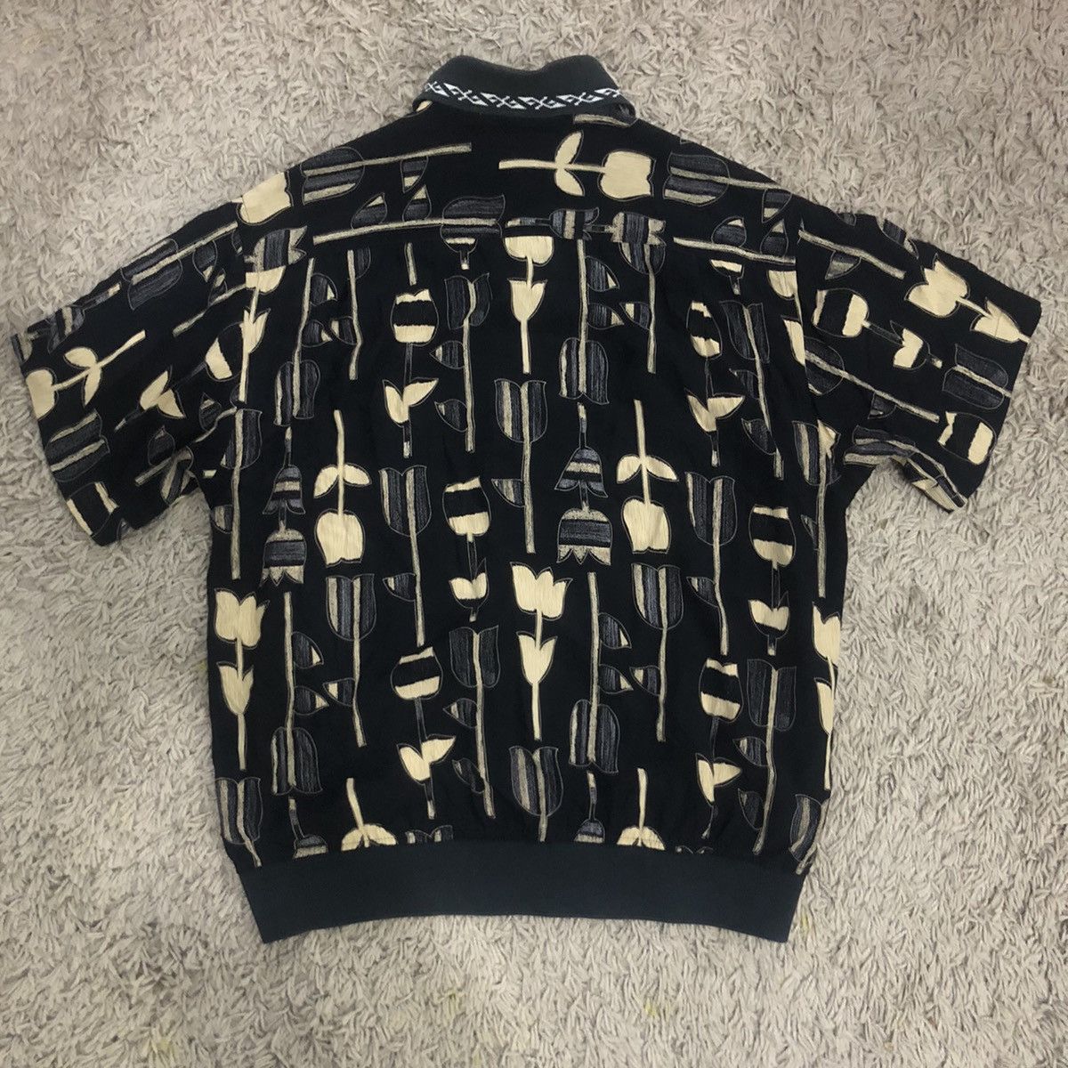 Designer × Vintage Vintage caserini italy rayon button tshirt Size US M / EU 48-50 / 2 - 2 Thumbnail
