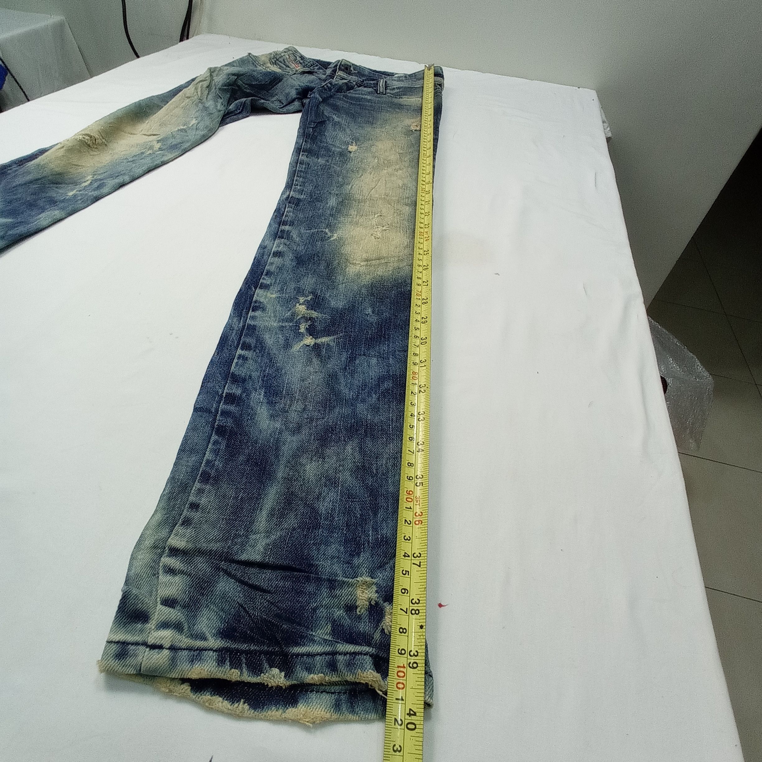 Diesel 🔥Rare Diesel Matic Distressed Jeans Pants Size 26" / US 2 / IT 38 - 19 Thumbnail