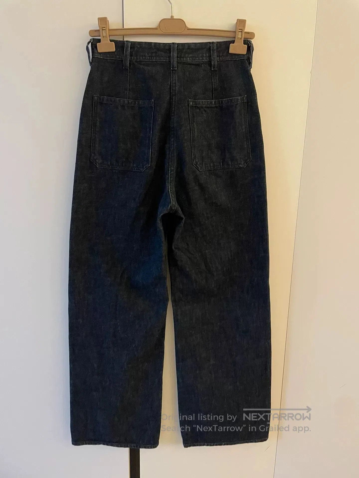 Lemaire LEMAIRE Women's Indigo Denim High. Size 37" - 3 Thumbnail