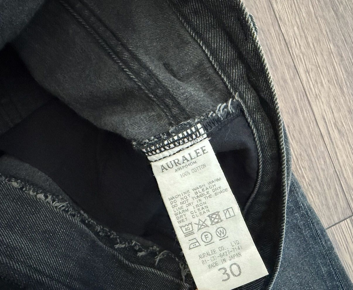 Auralee AURALEE SELVEDGE FADED HEAVY DENIM WIDE PANTS J6 Size US 30 / EU 46 - 3 Thumbnail