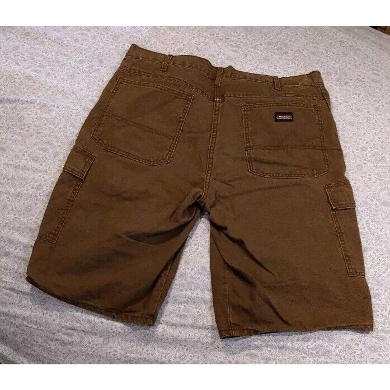 Dickies Dickies Shorts Mens 36 Relaxed Cargo, Brown,Canvas Pre-owned Size US 36 / EU 52 - 4 Thumbnail