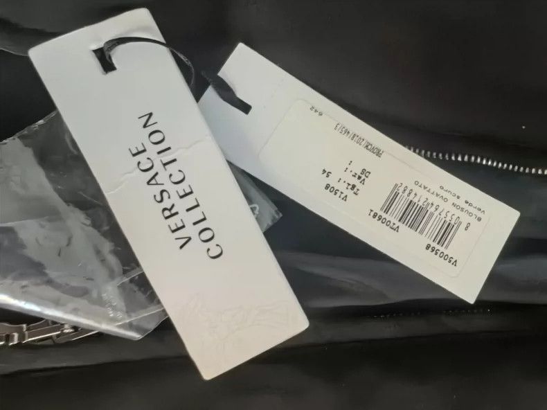 Versace Versace Men's cotton jacket two-color stitching design Size US XL / EU 56 / 4 - 7 Thumbnail