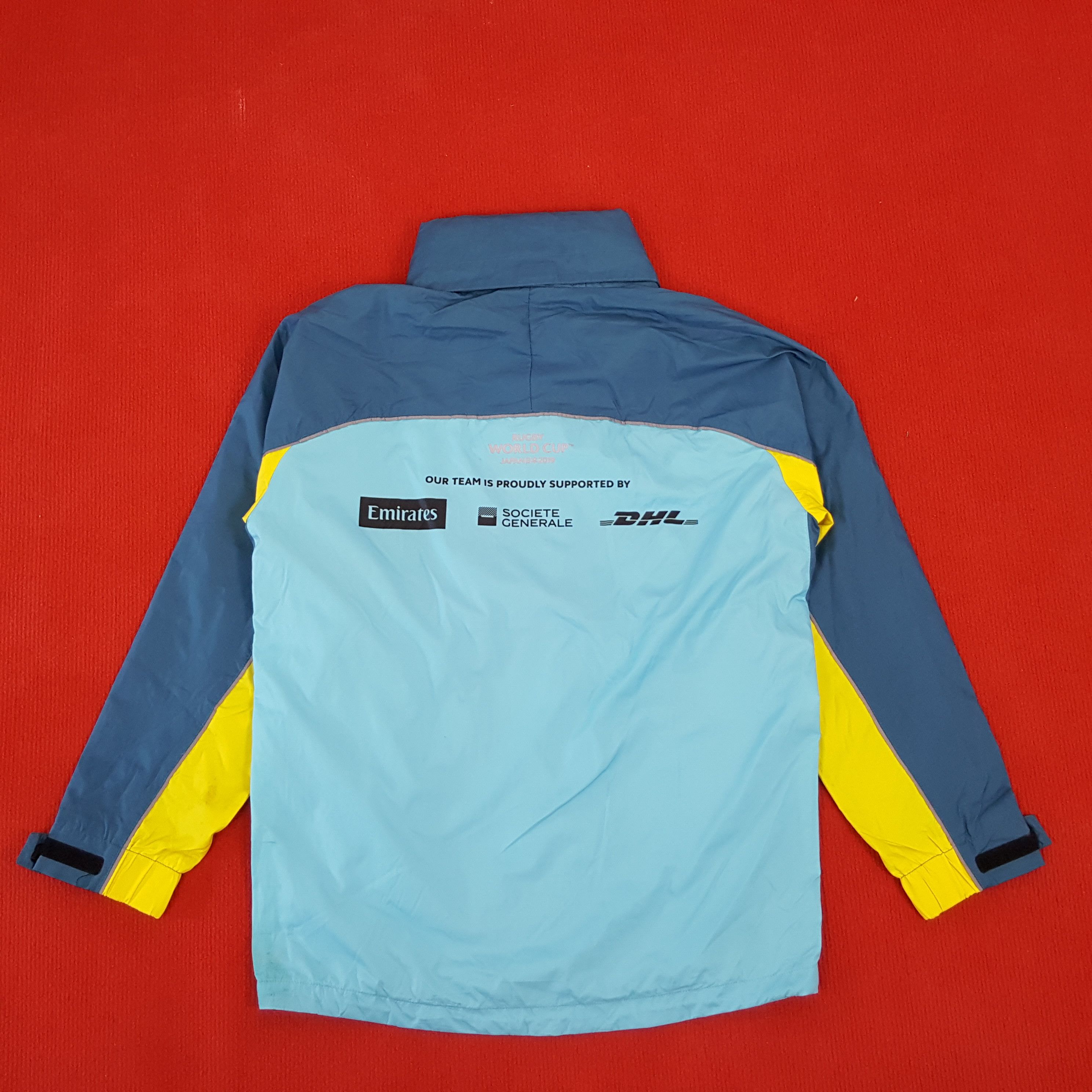 Canterbury of New Zealand × DHL × Vintage Rugby World Cup Japan 2019 Windbreaker Jacket Size US M / EU 48-50 / 2 - 1 Thumbnail