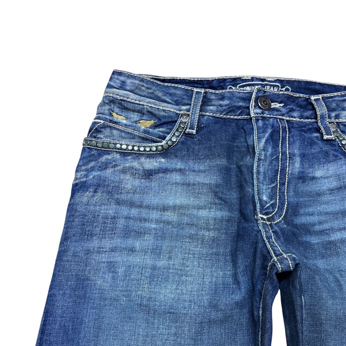 Robins Jeans Robins Jeans Denim Embroidery Jeans D5471GLD Size US 31 - 4 Thumbnail