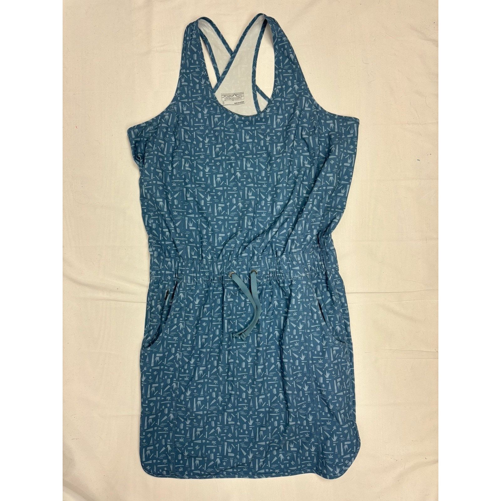 Patagonia Patagonia Sleeveless Tank Dress Drawstring Blue Pockets S Size S / US 4 / IT 40 - 1 Thumbnail