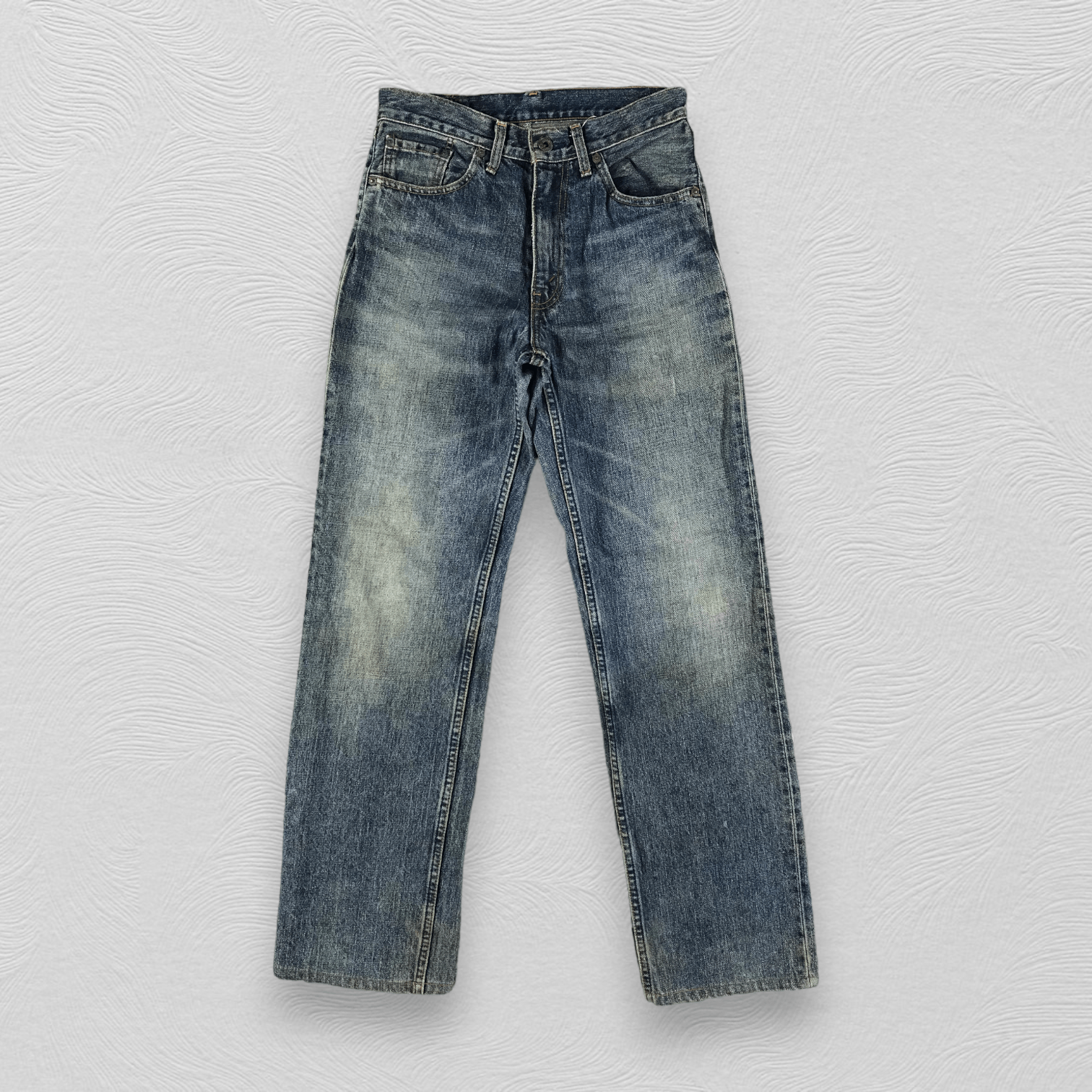 Levi's Vintage 90s Levis 502 Jeans Dirty Blue Wash Denim KJ1909 Size US 28 / EU 44 - 1 Thumbnail